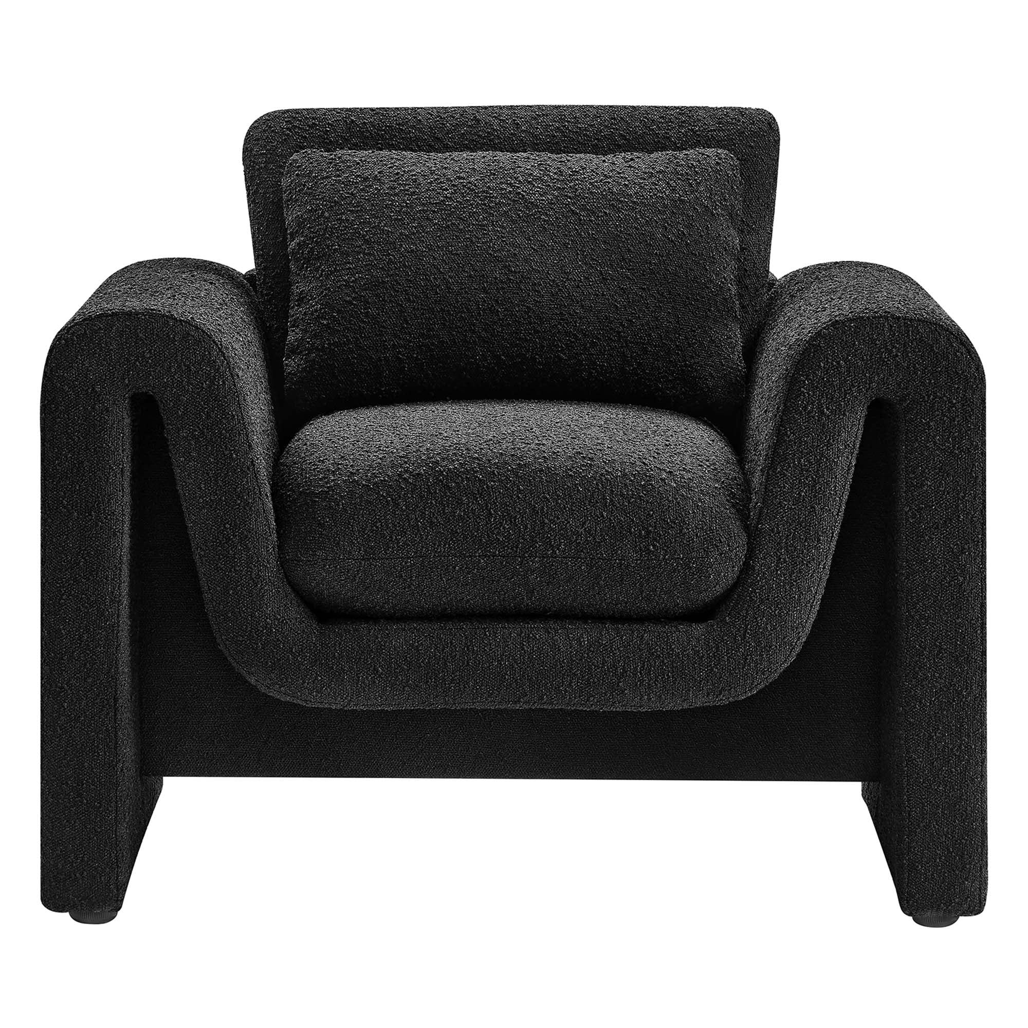 Modway Waverly Boucle Upholstered Armchair