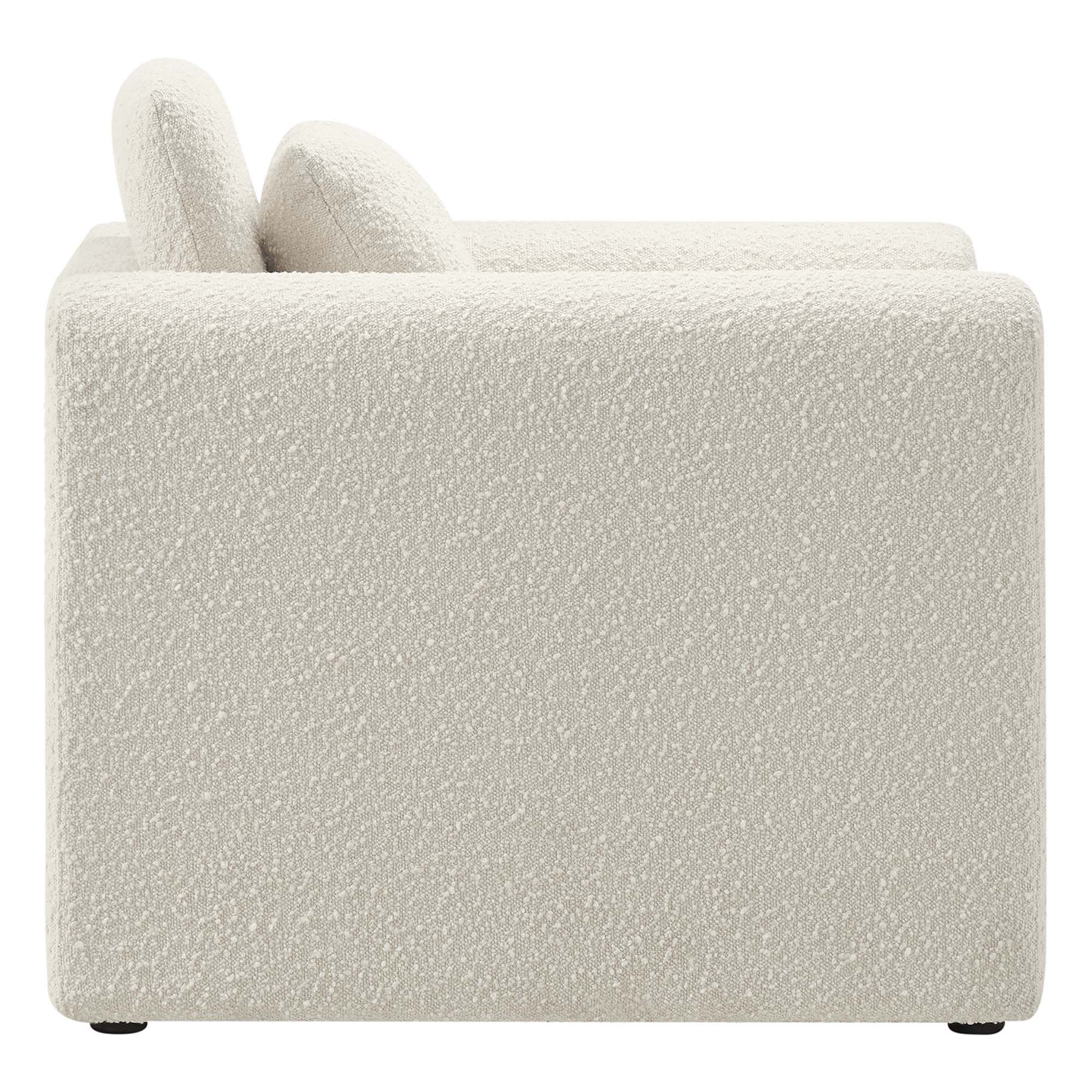 Modway Waverly Boucle Upholstered Armchair