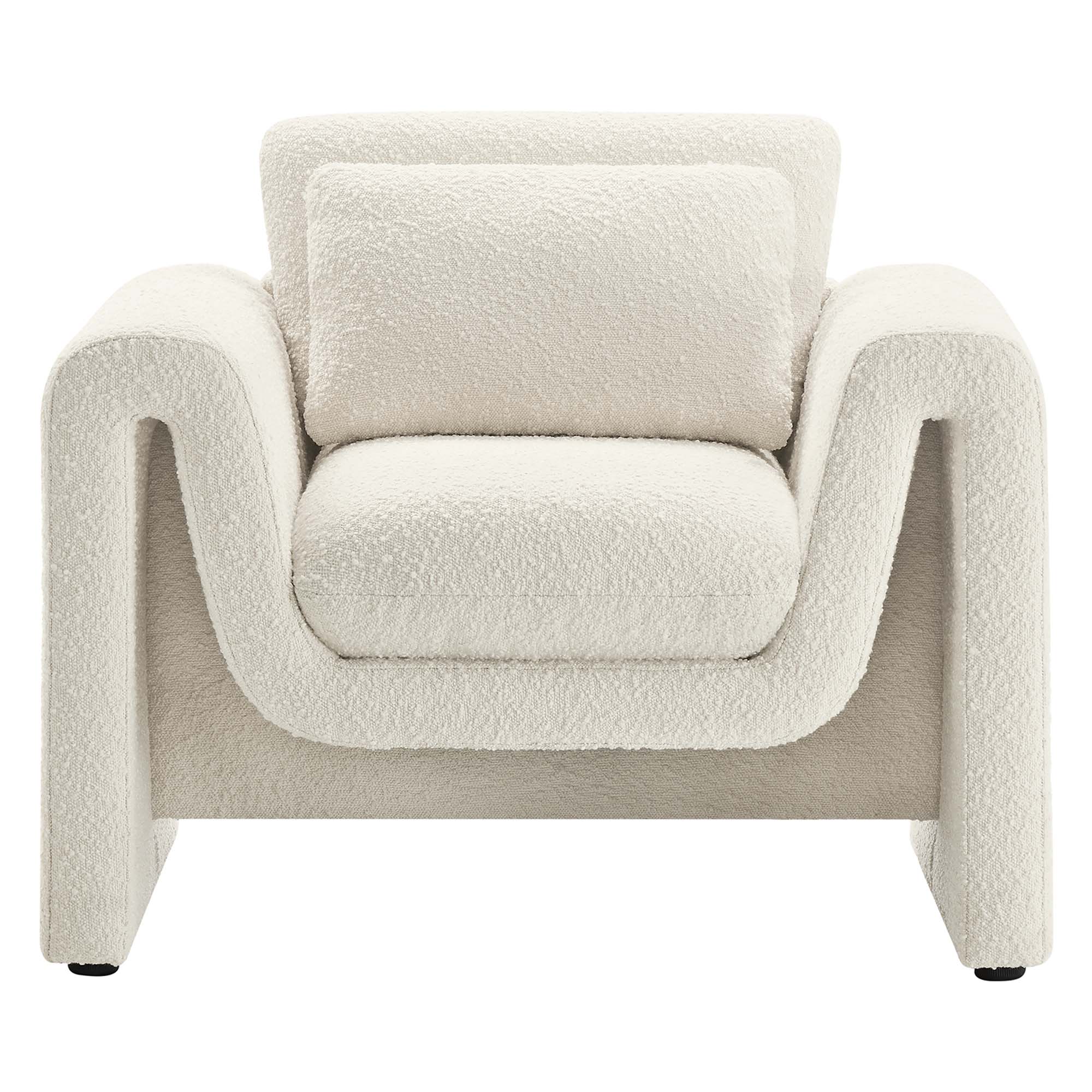 Modway Waverly Boucle Upholstered Armchair