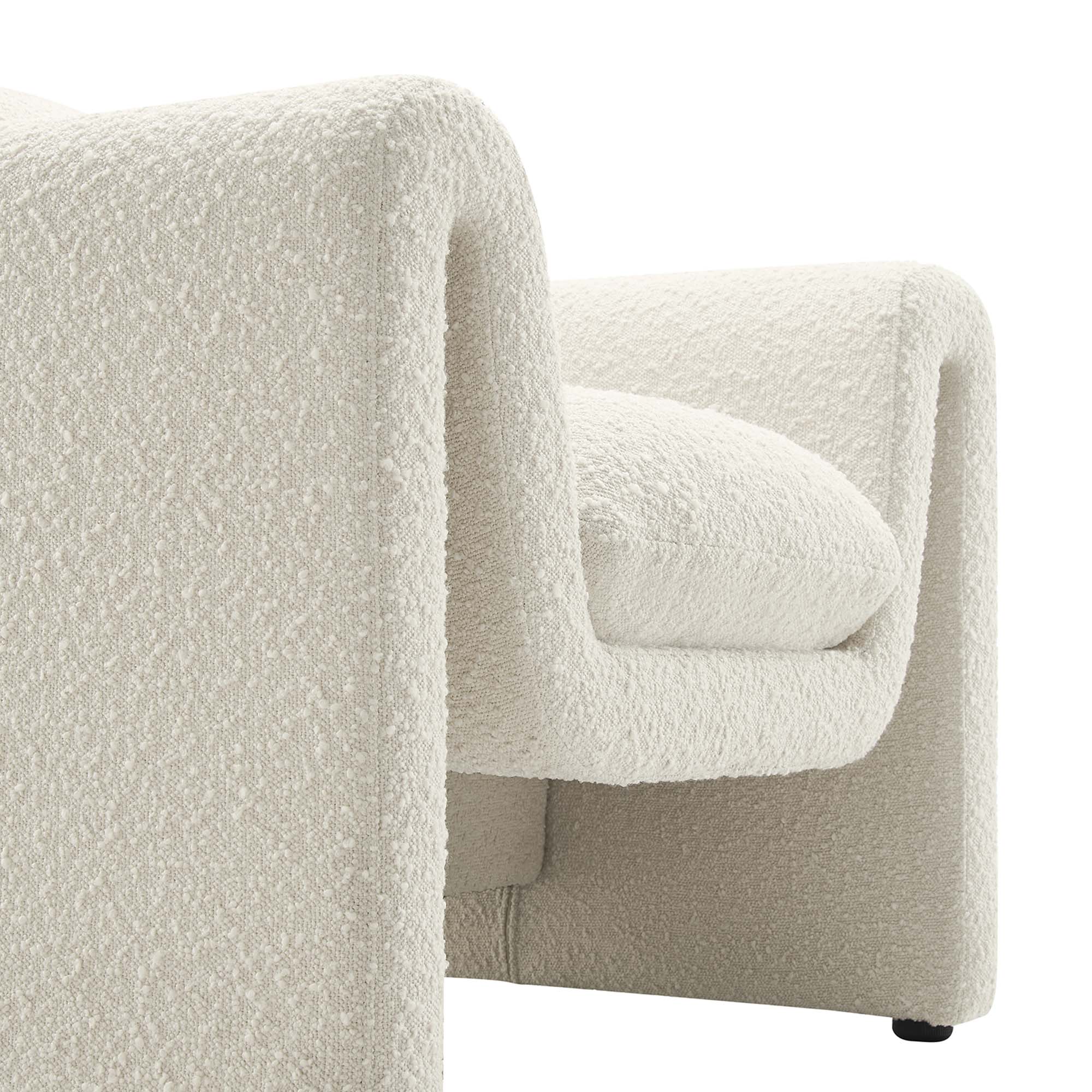 Modway Waverly Boucle Upholstered Armchair