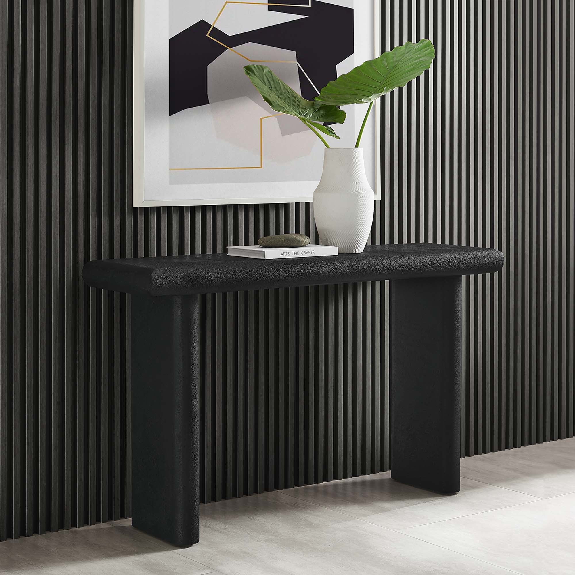 Modway Relic Concrete Textured Console Table