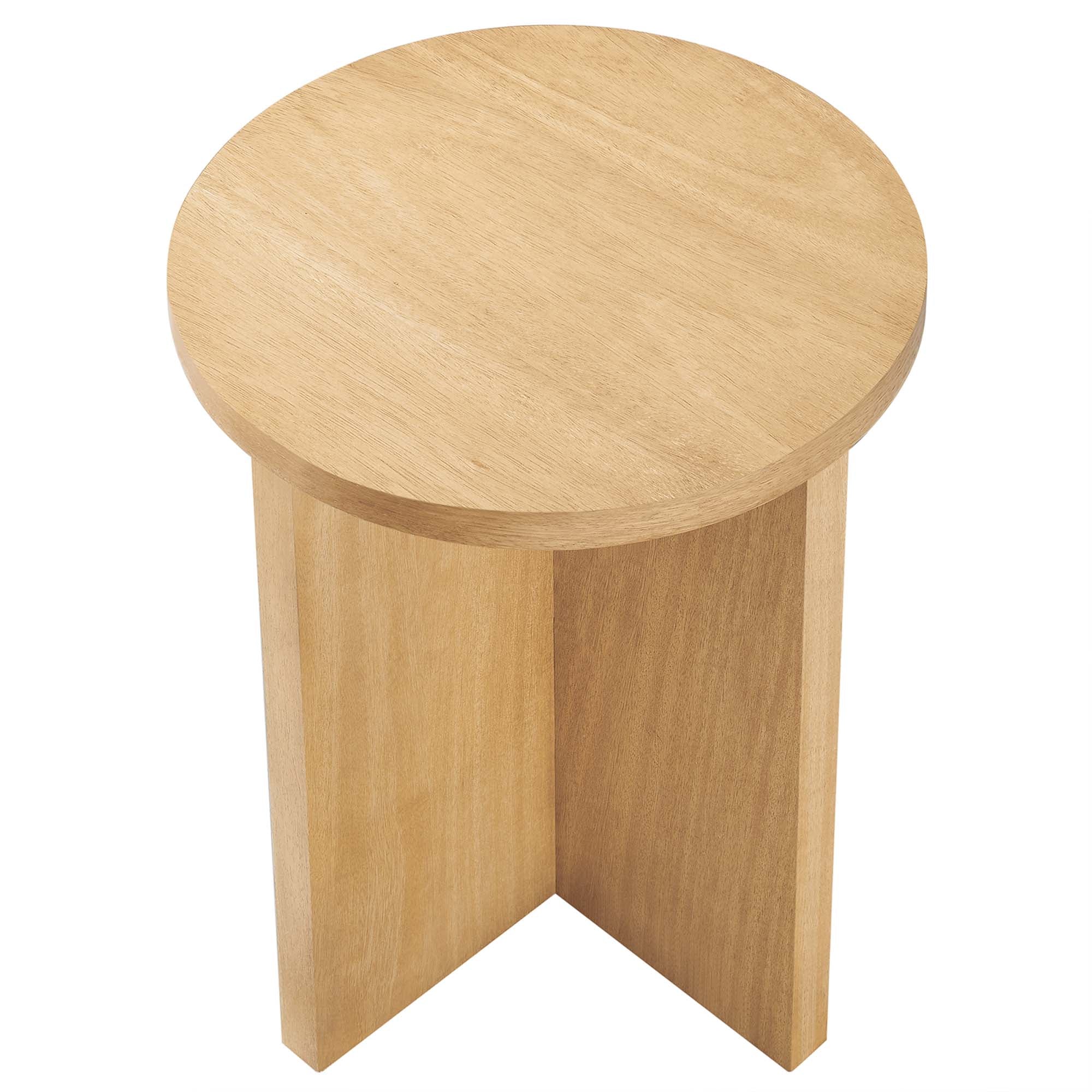 Modway Silas Round Wood Side Table