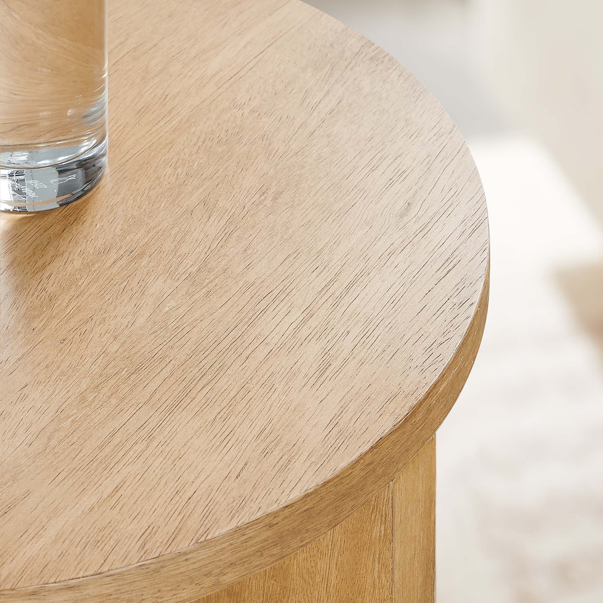Modway Silas Round Wood Side Table