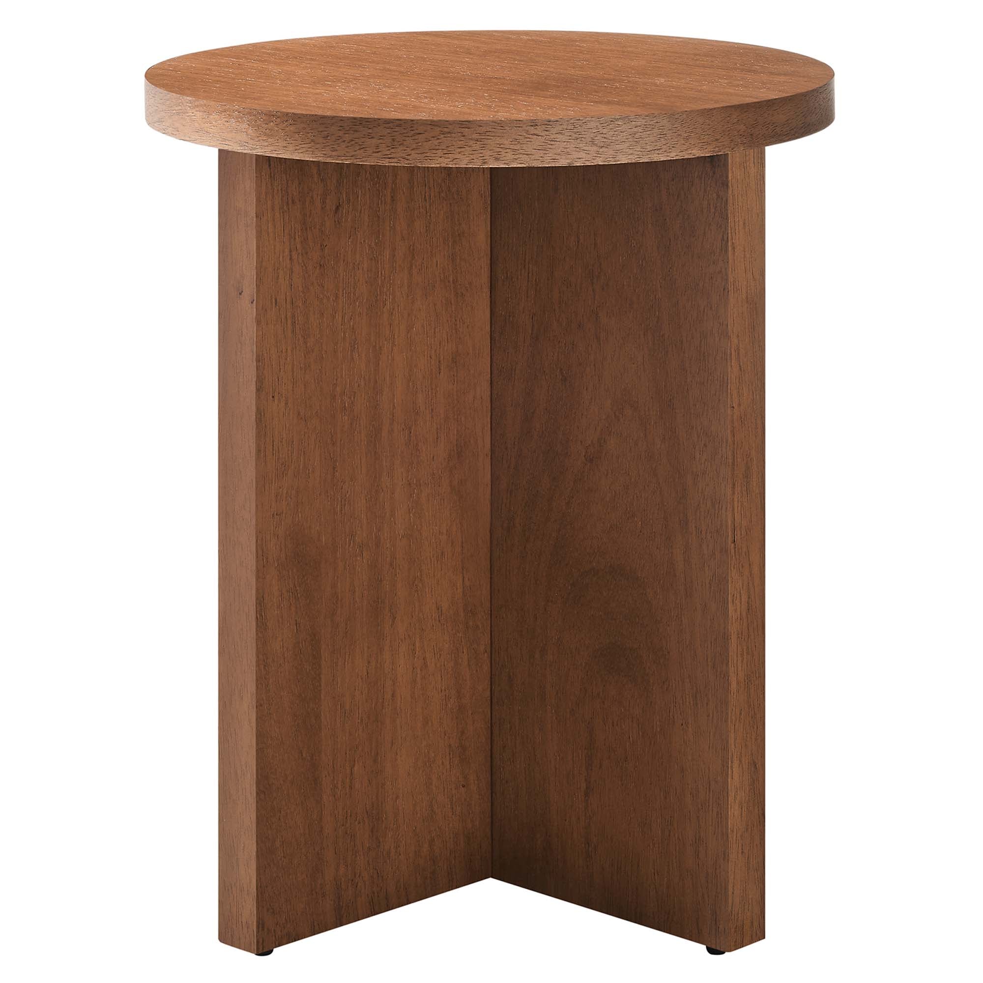 Modway Silas Round Wood Side Table