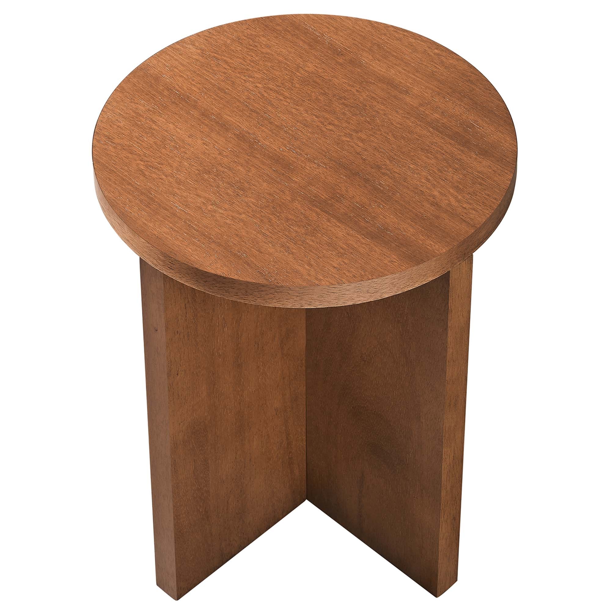 Modway Silas Round Wood Side Table