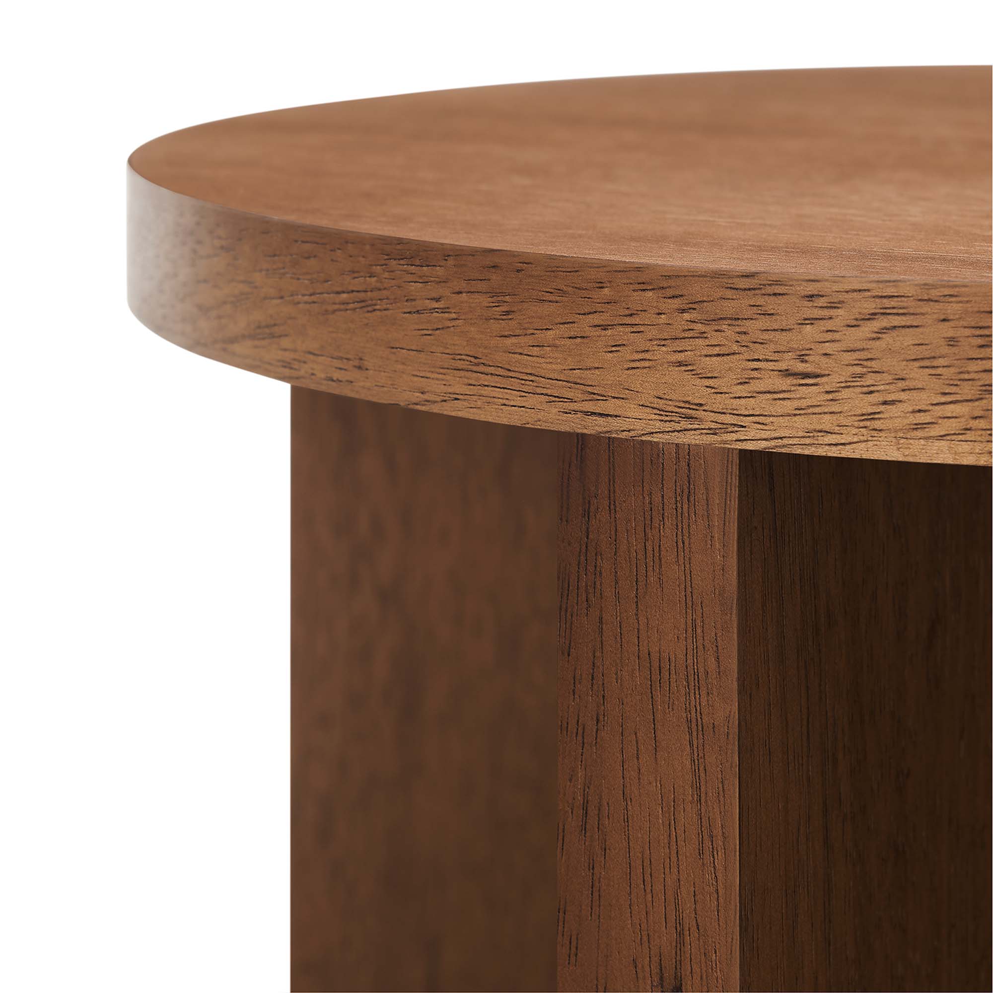 Modway Silas Round Wood Side Table