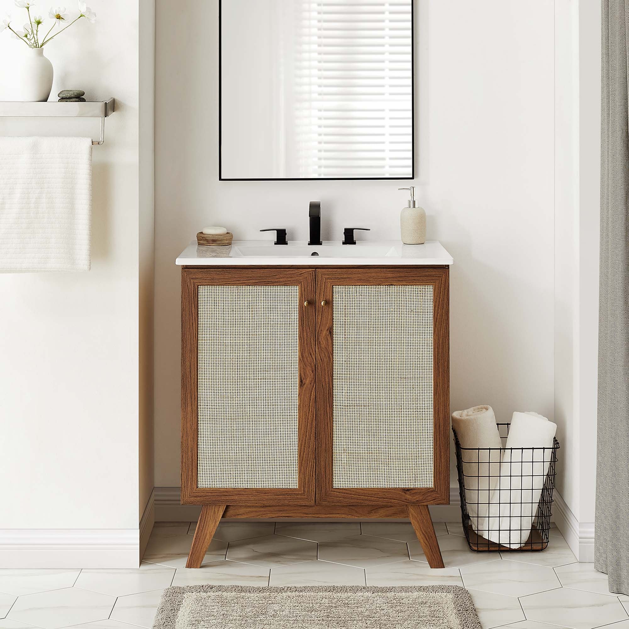 Modway Soma 30” Bathroom Vanity Cabinet (Sink Basin Not Included)
