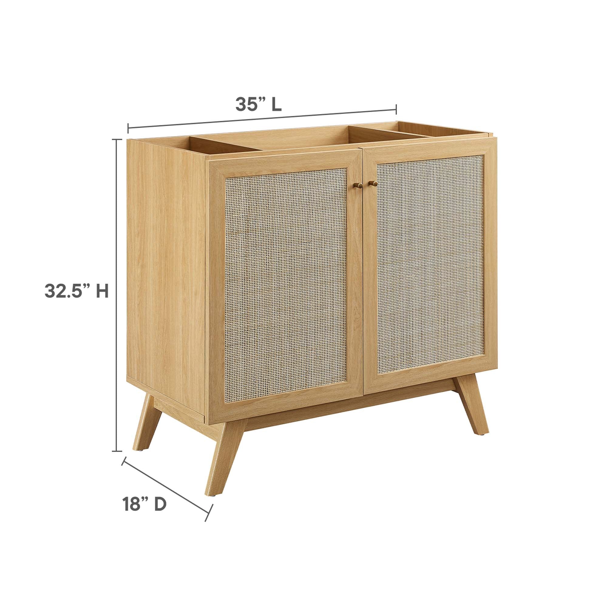 Modway Soma 36” Bathroom Vanity Cabinet (Sink Basin Not Included)