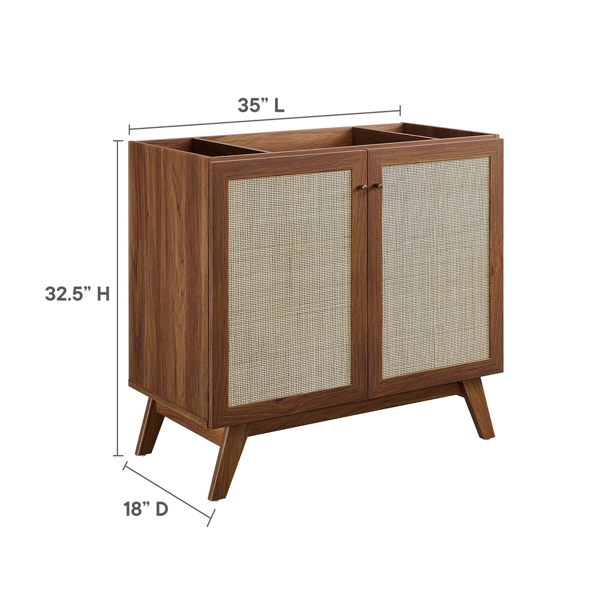 Modway Soma 36” Bathroom Vanity Cabinet (Sink Basin Not Included)