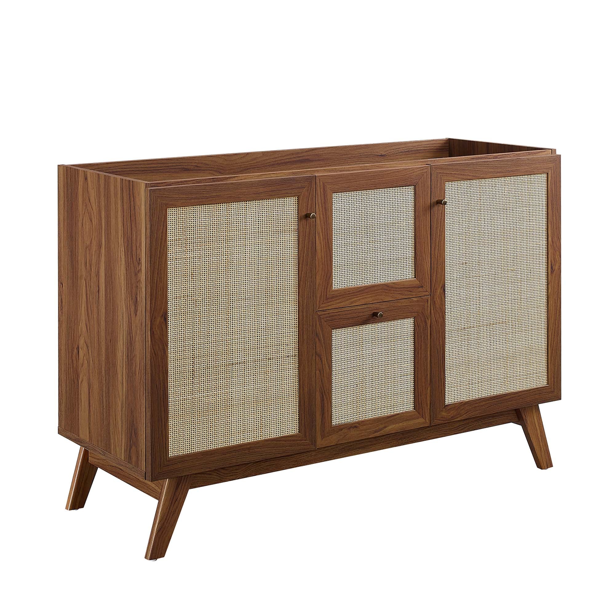 Modway Soma 48” Single or Double Sink Compatible Bathroom Vanity Cabinet (Sink Basin Not Included)