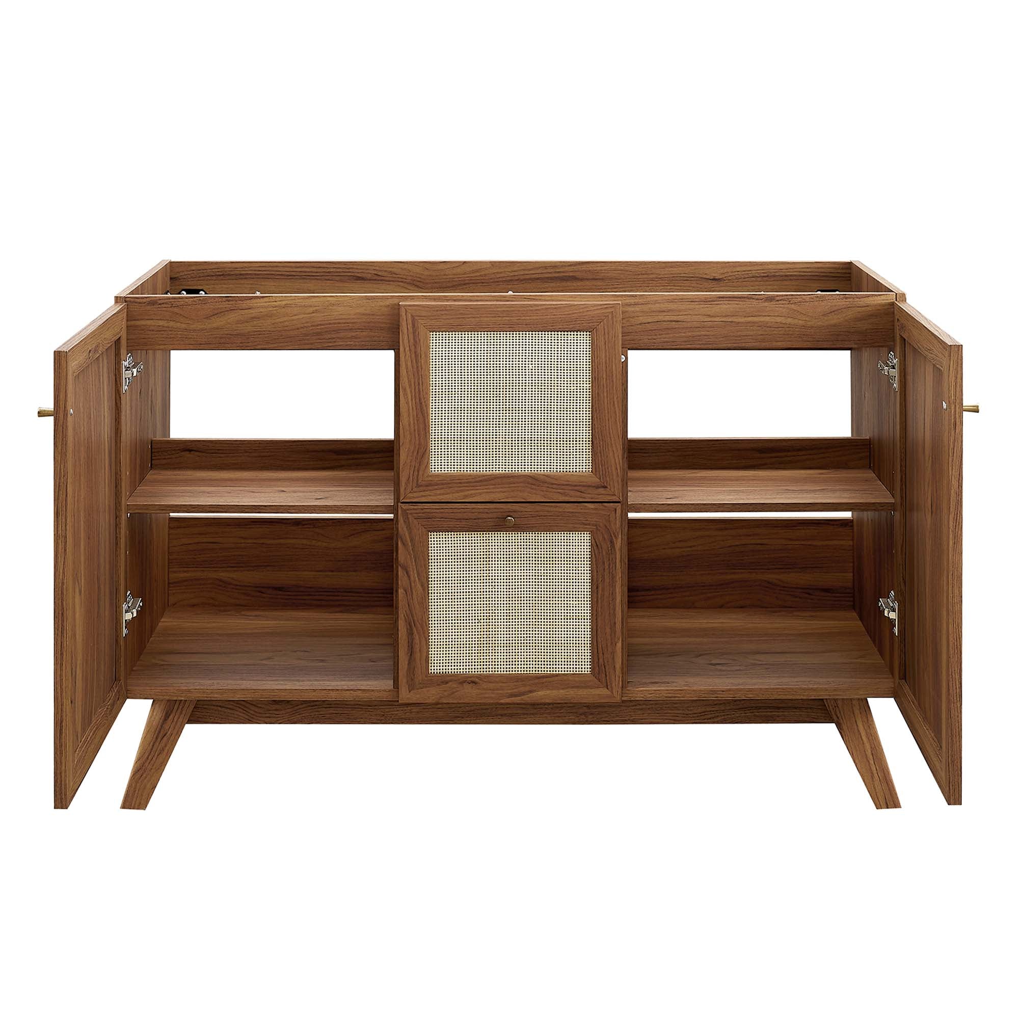Modway Soma 48” Single or Double Sink Compatible Bathroom Vanity Cabinet (Sink Basin Not Included)