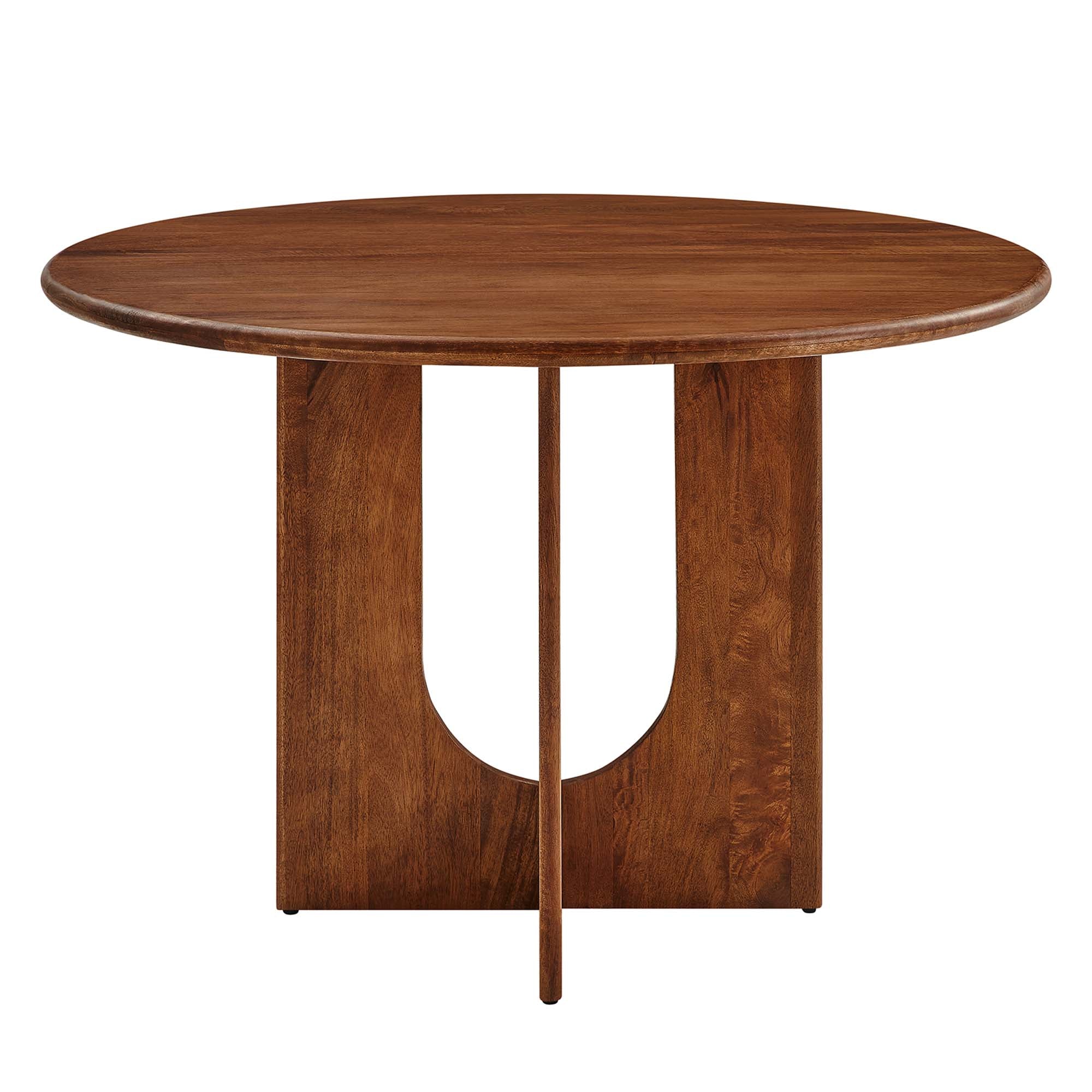 Modway Rivian Round 48" Wood Dining Table