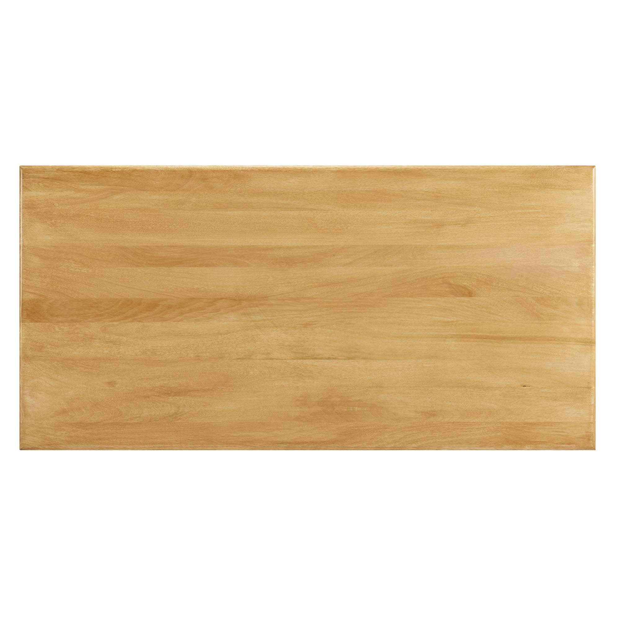 Modway Rivian Rectangular 70" Wood Dining Table