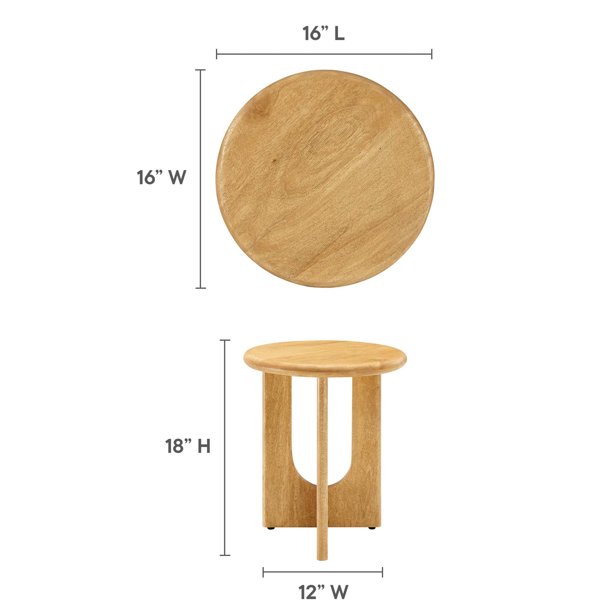 Modway Rivian Round Side Table