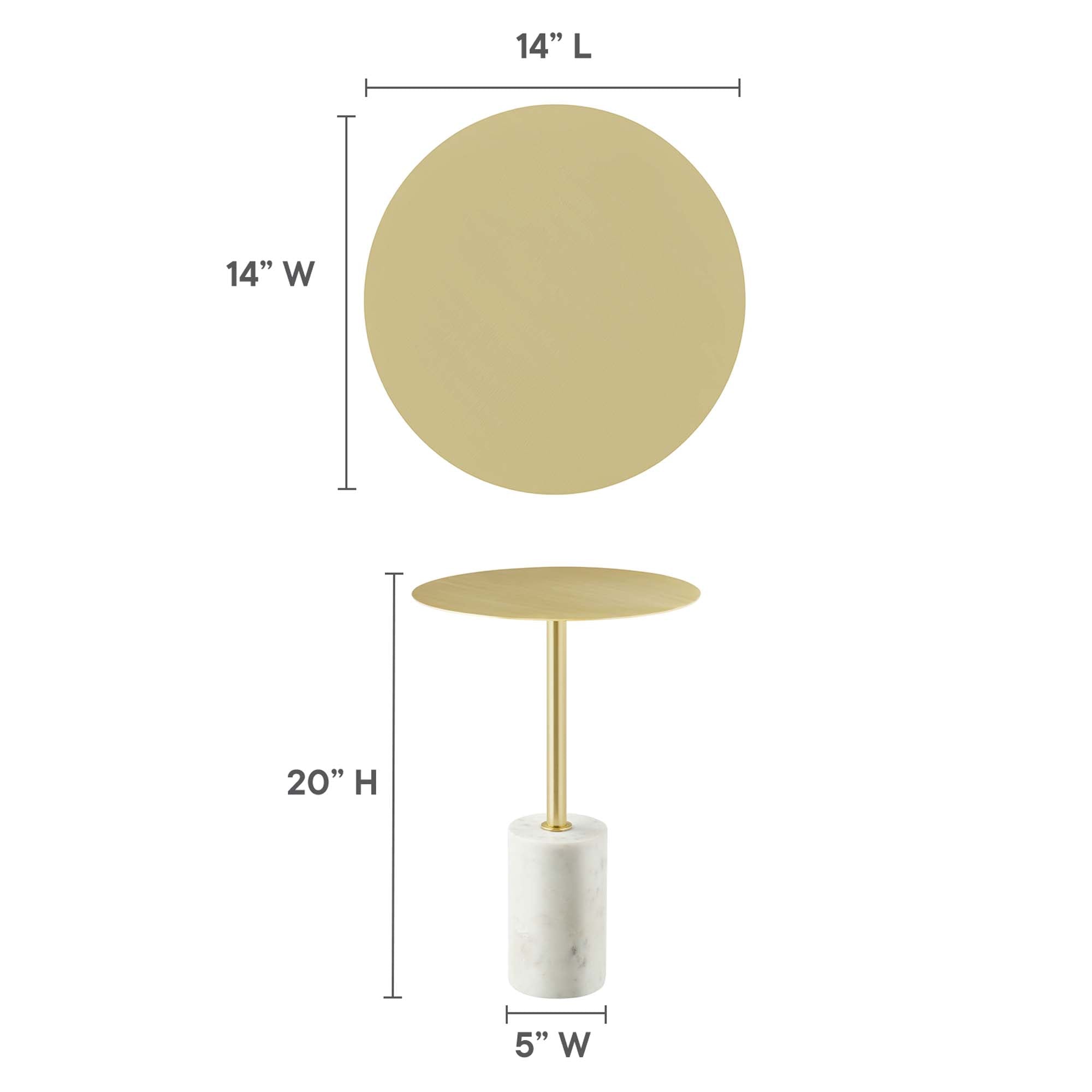 Modway Lyric Round Side Table