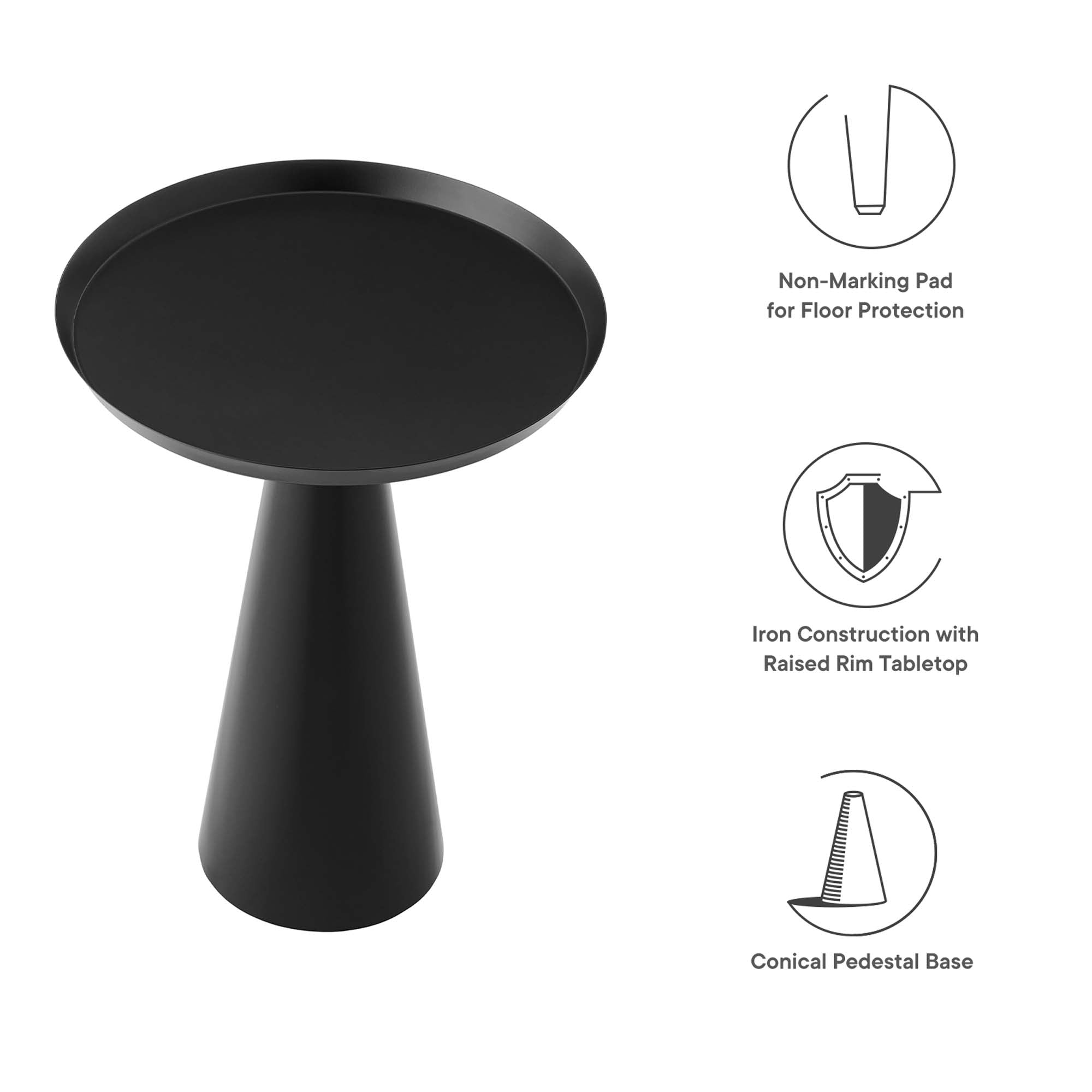 Modway Maren Round Side Table