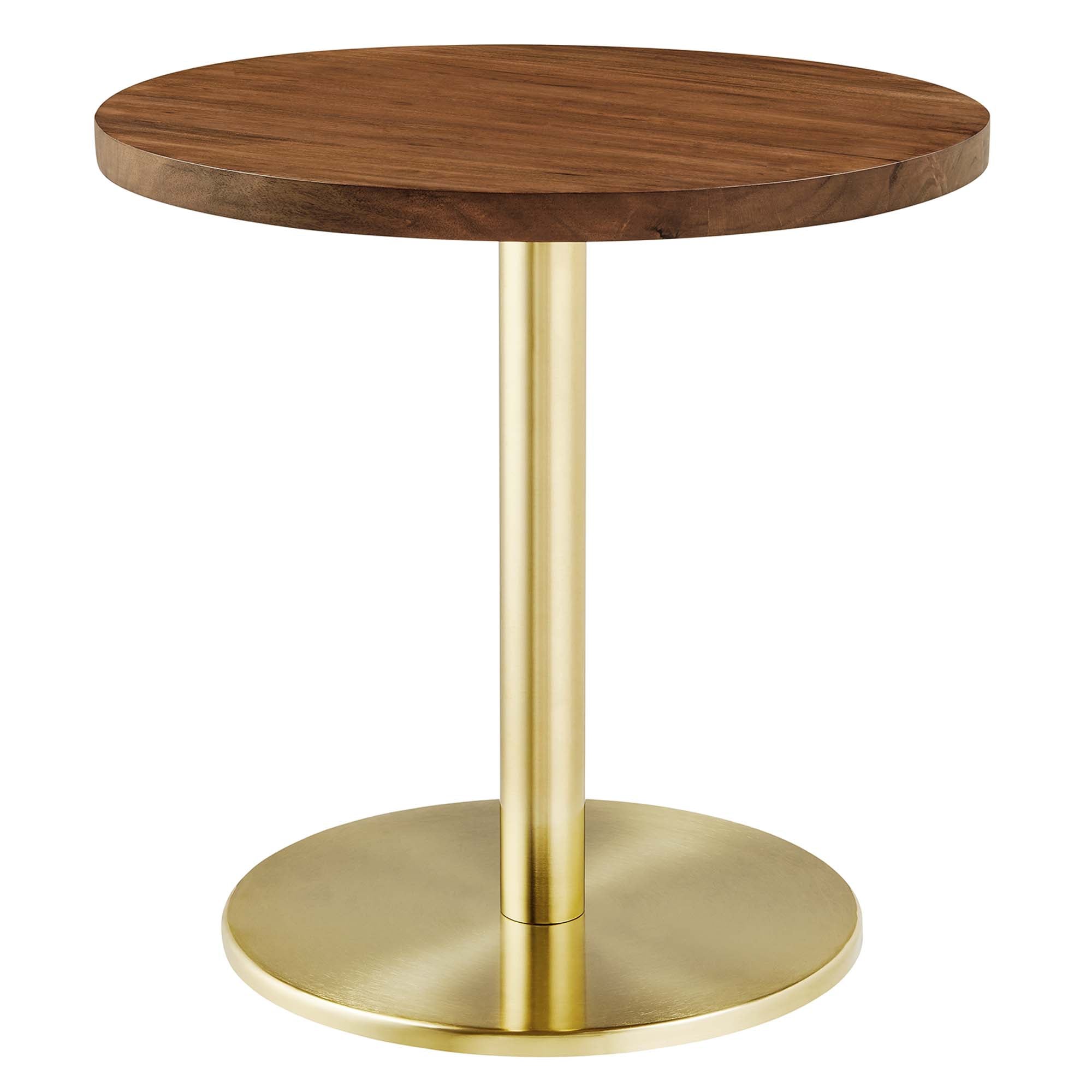 Modway Viva Round Acacia Wood Side Table