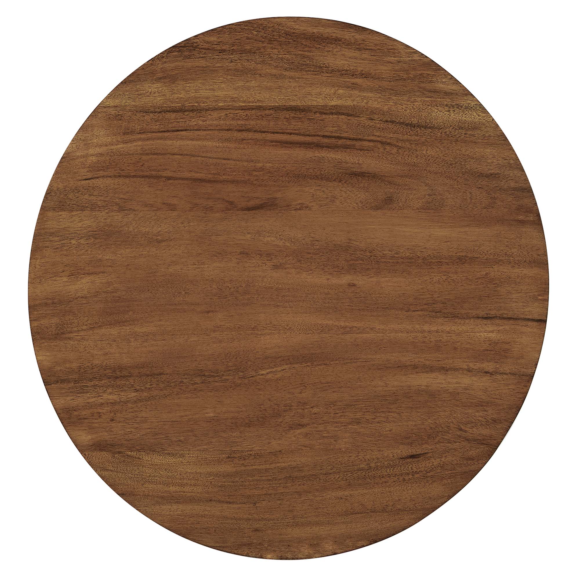 Modway Viva Round Acacia Wood Side Table