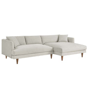 Modway Zoya Right-Facing Down Filled Overstuffed Sectional Sofa