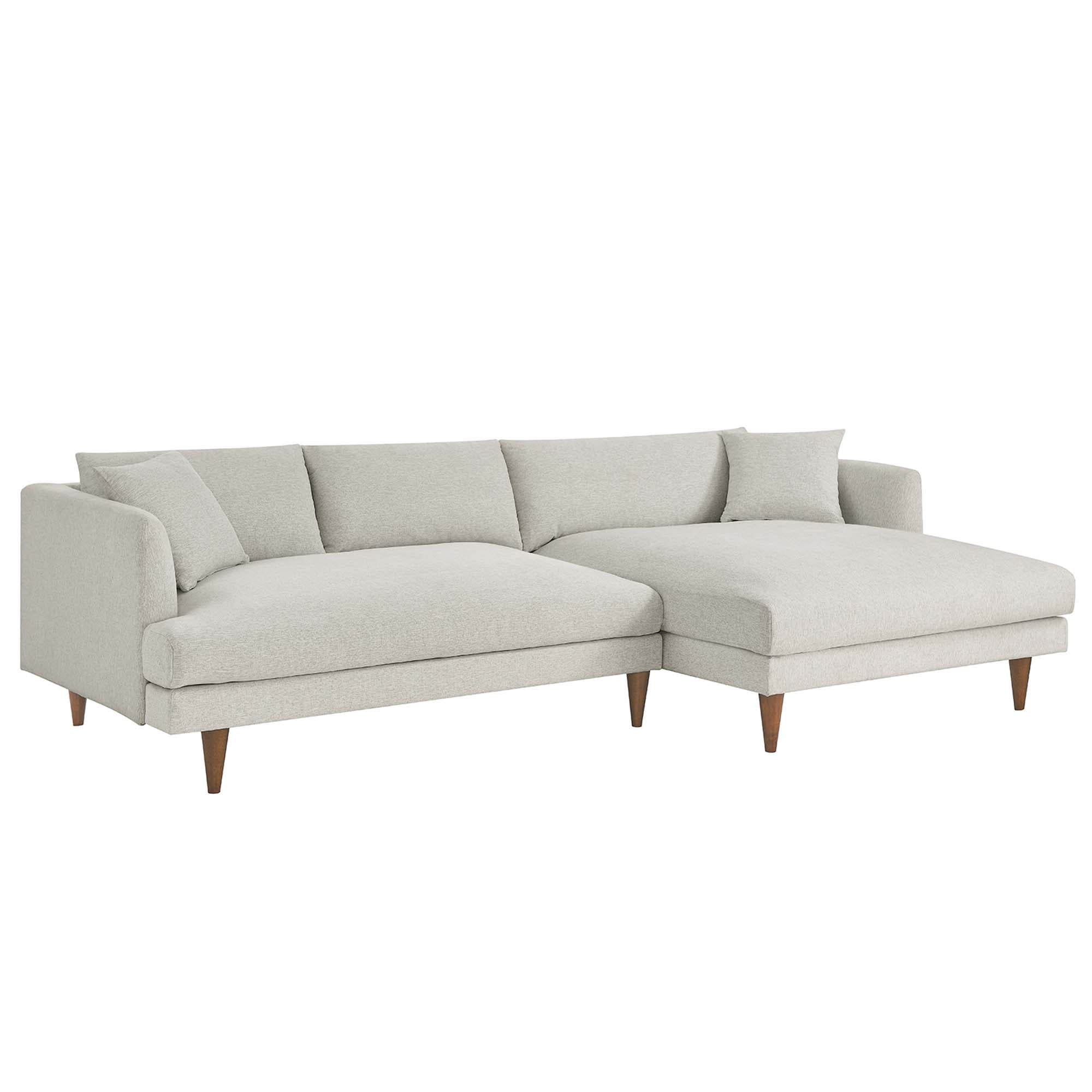 Modway Zoya Right-Facing Down Filled Overstuffed Sectional Sofa