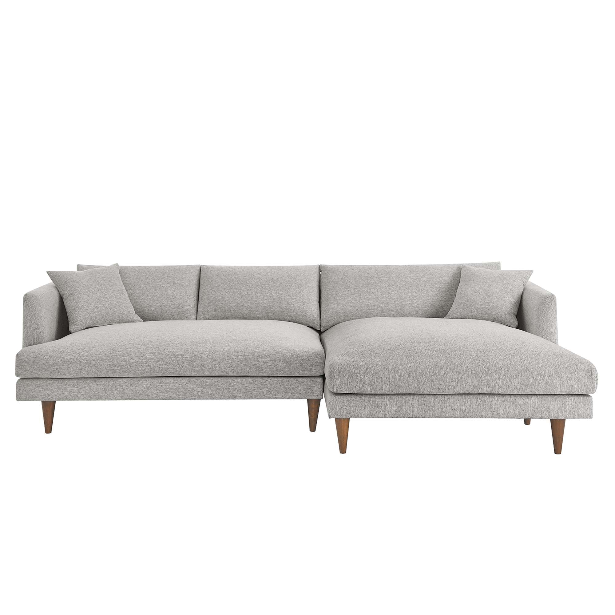 Modway Zoya Right-Facing Down Filled Overstuffed Sectional Sofa
