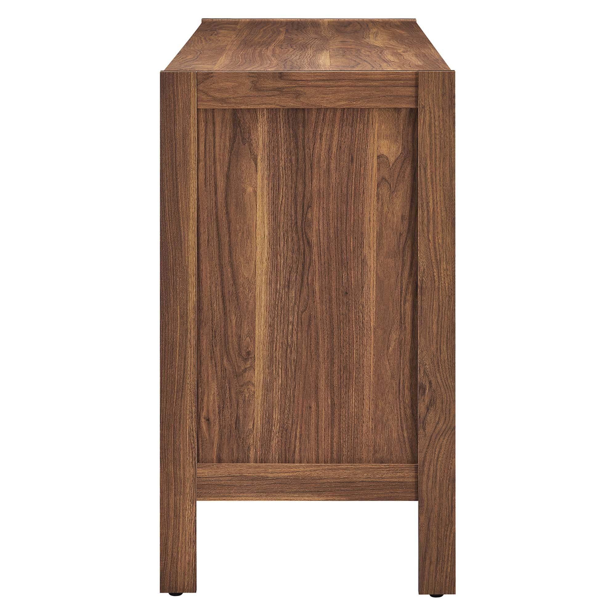 Modway Capri 65" Wood Grain Sideboard Storage Cabinet