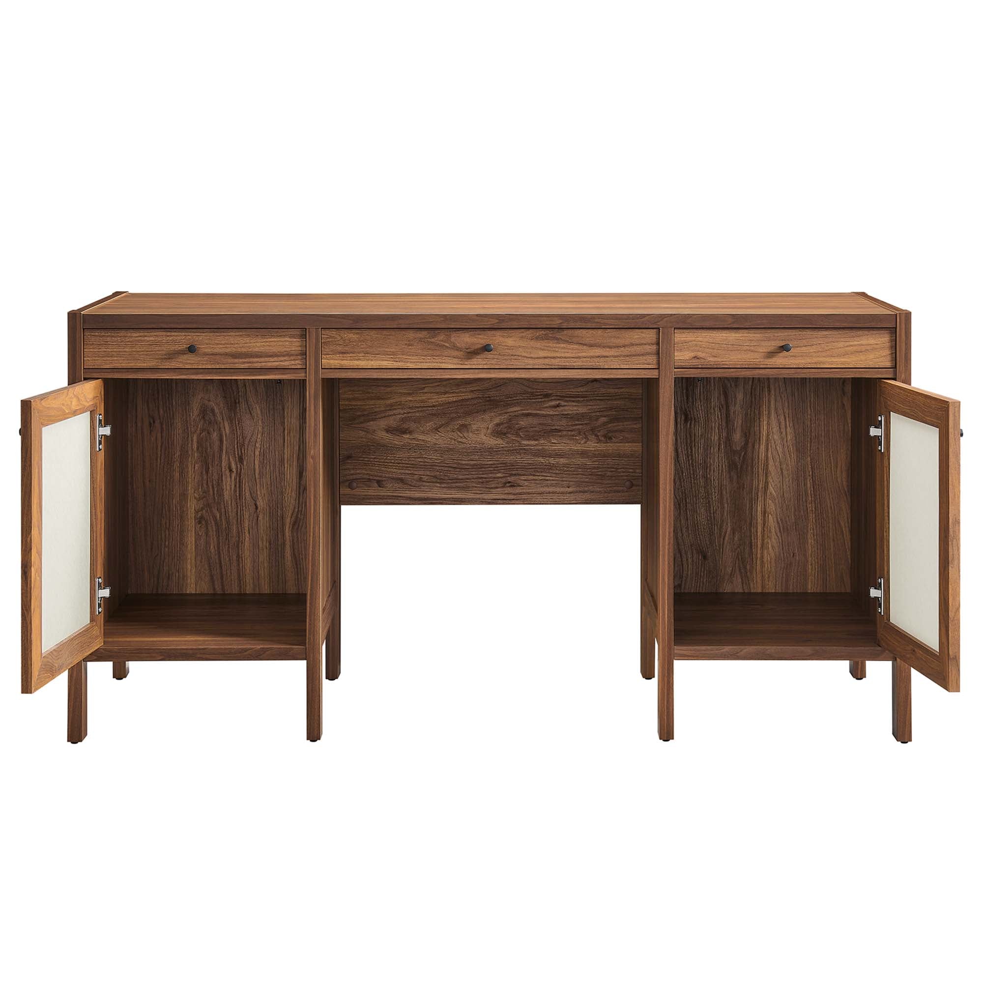 Modway Capri 58" Wood Grain Office Desk