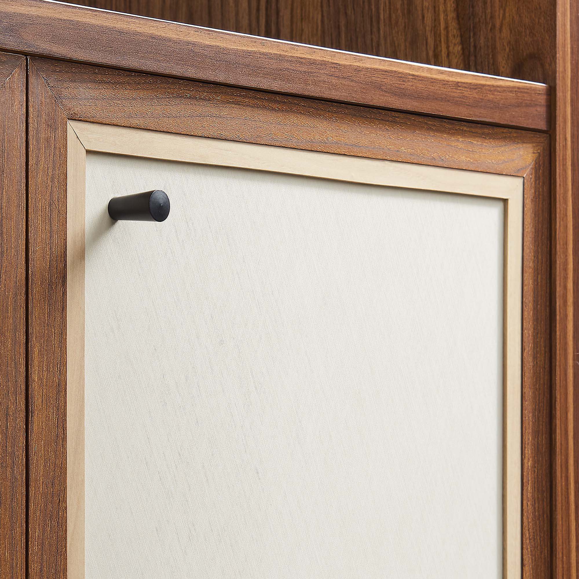 Modway Capri 4-Shelf Wood Grain Bookcase