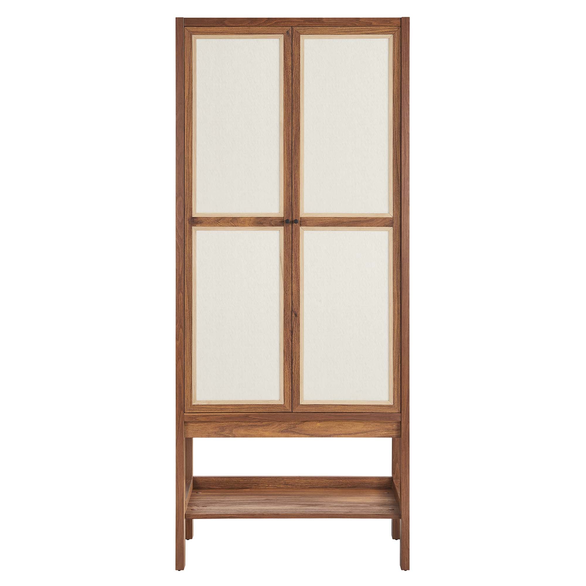 Modway Capri Tall Wood Grain Standing Storage Cabinet