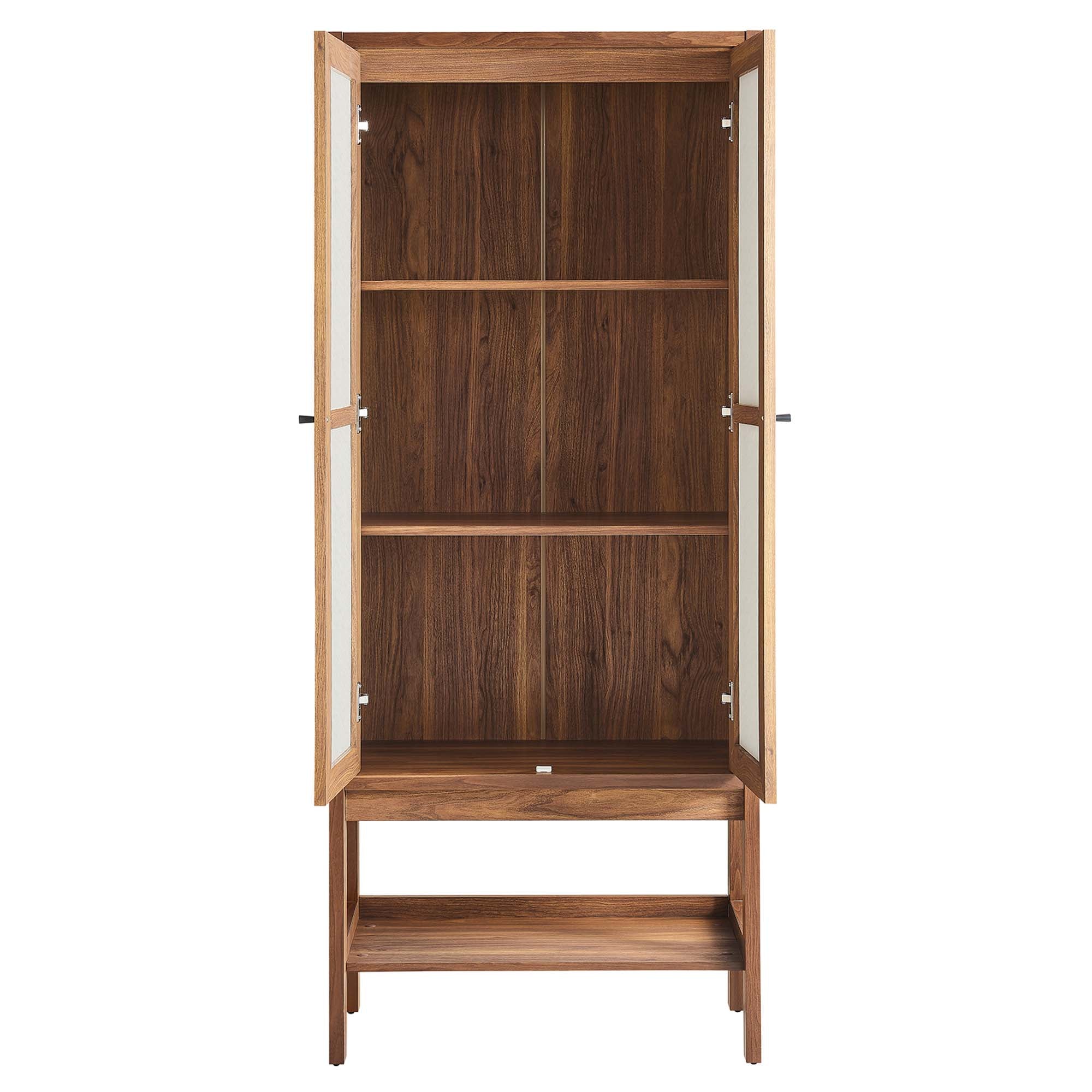 Modway Capri Tall Wood Grain Standing Storage Cabinet