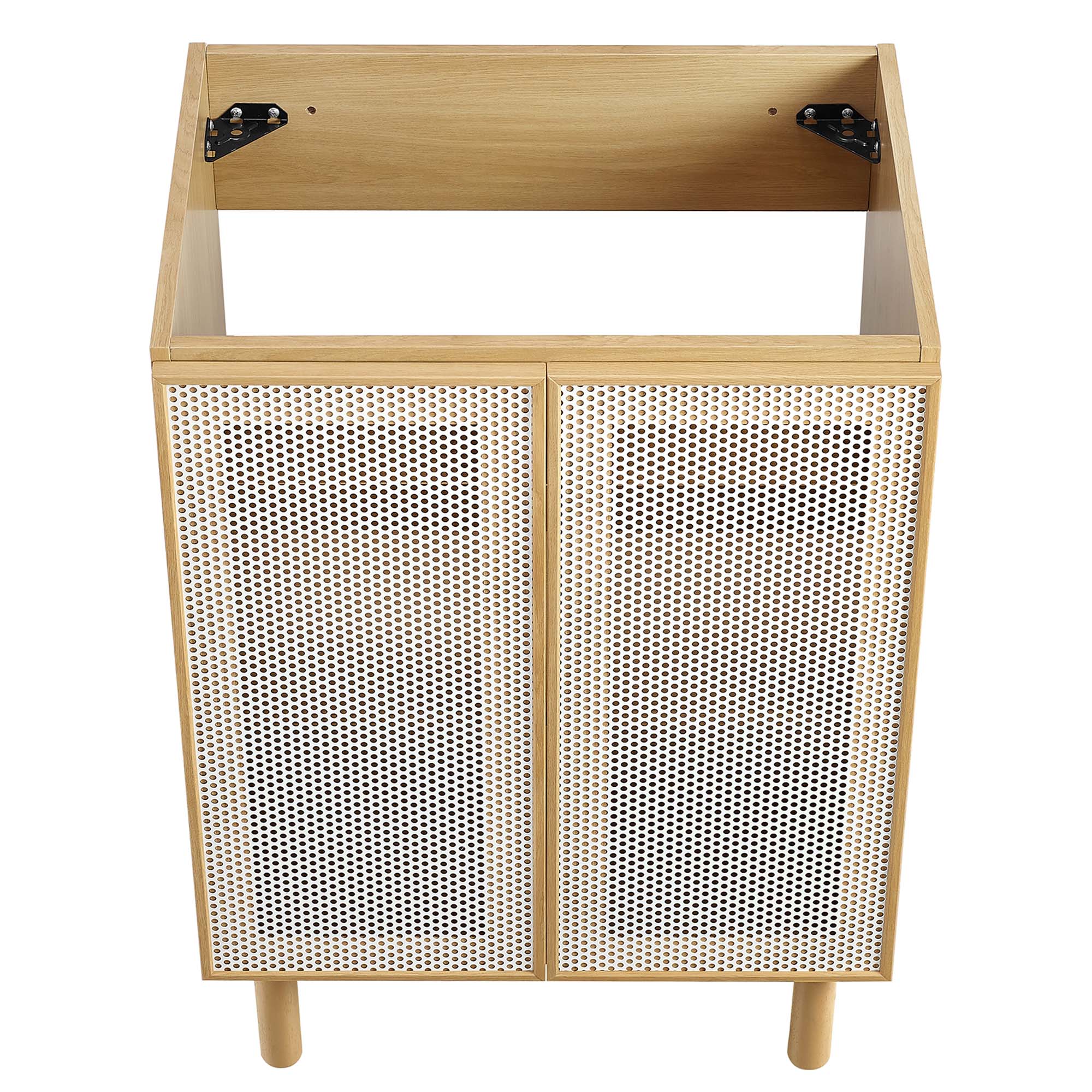 Modway Calla 24" Perforated Metal Bathroom Vanity Cabinet (Sink Basin Not Included)