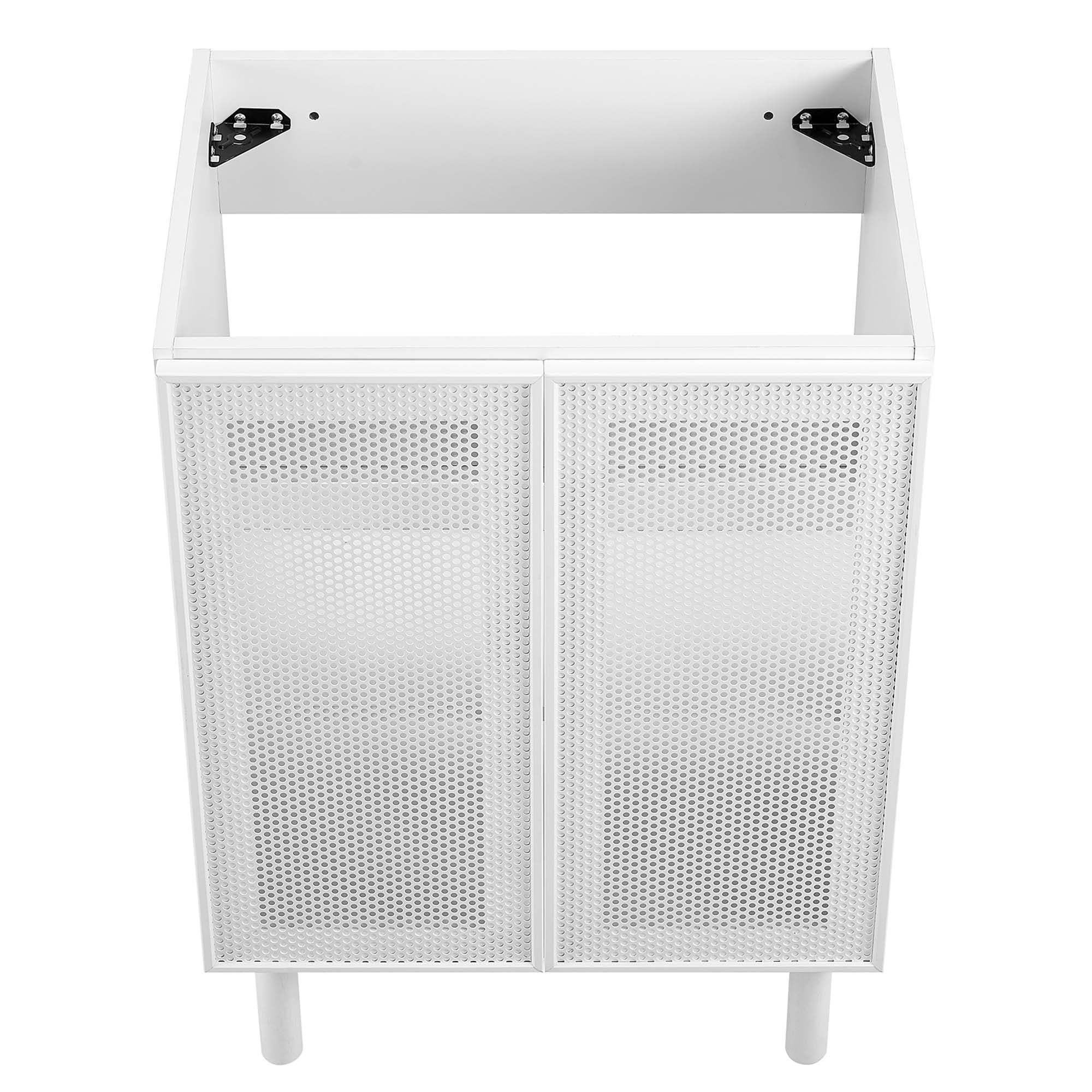 Modway Calla 24" Perforated Metal Bathroom Vanity Cabinet (Sink Basin Not Included)