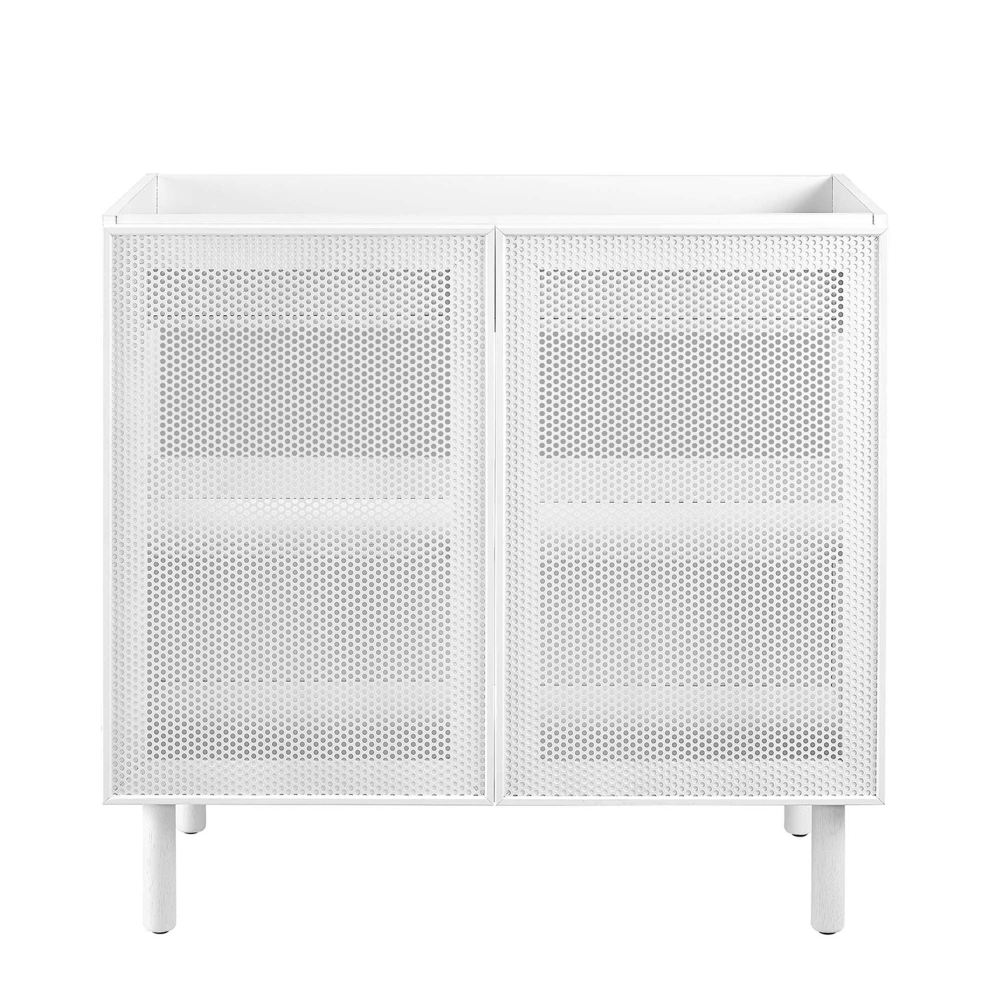 Modway Calla 36" Perforated Metal Bathroom Vanity Cabinet (Sink Basin Not Included)