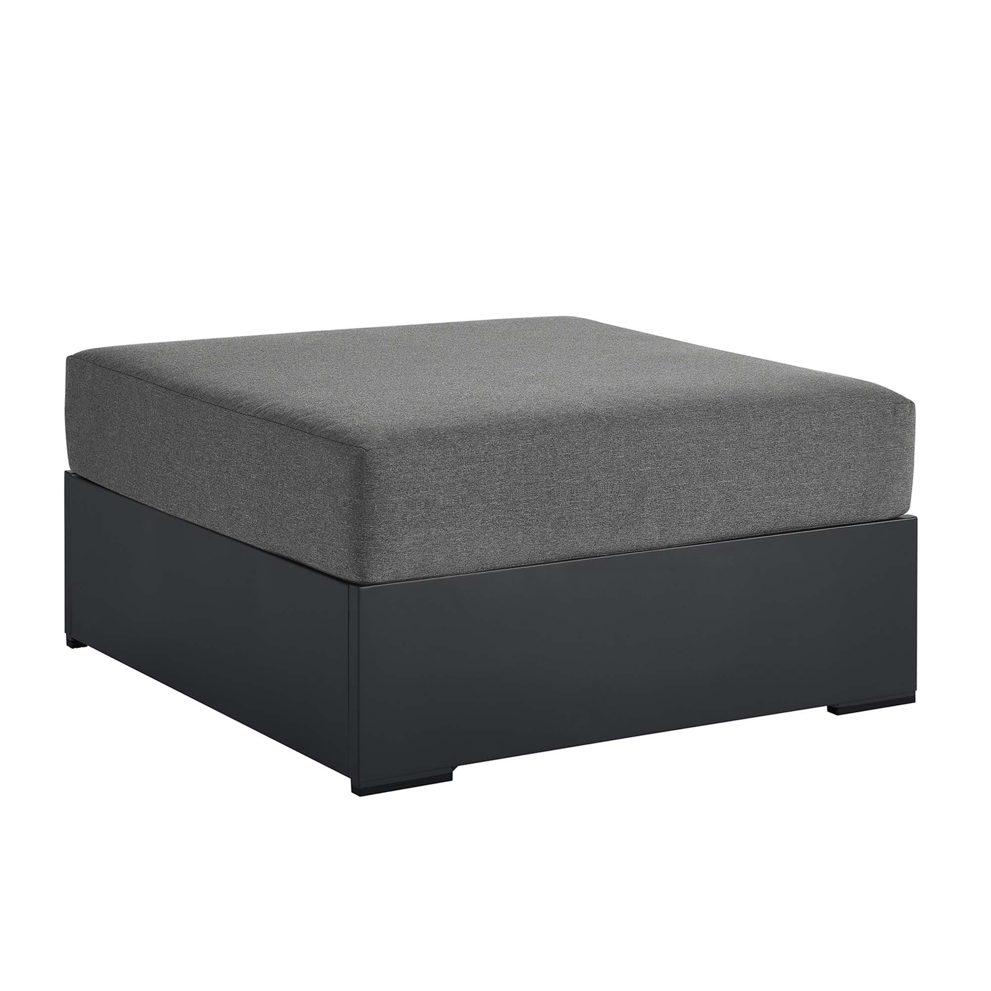 Modway Tahoe Outdoor Patio Powder-Coated Aluminum Ottoman