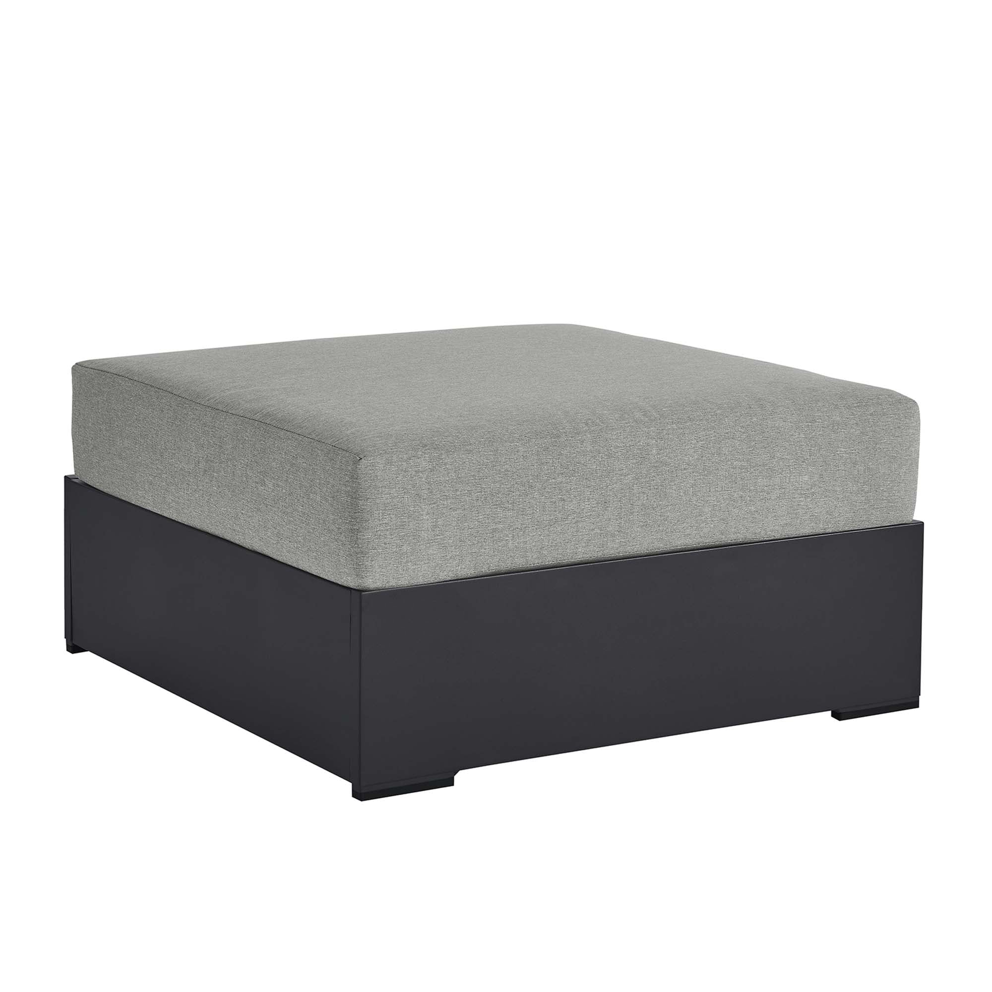 Modway Tahoe Outdoor Patio Powder-Coated Aluminum Ottoman