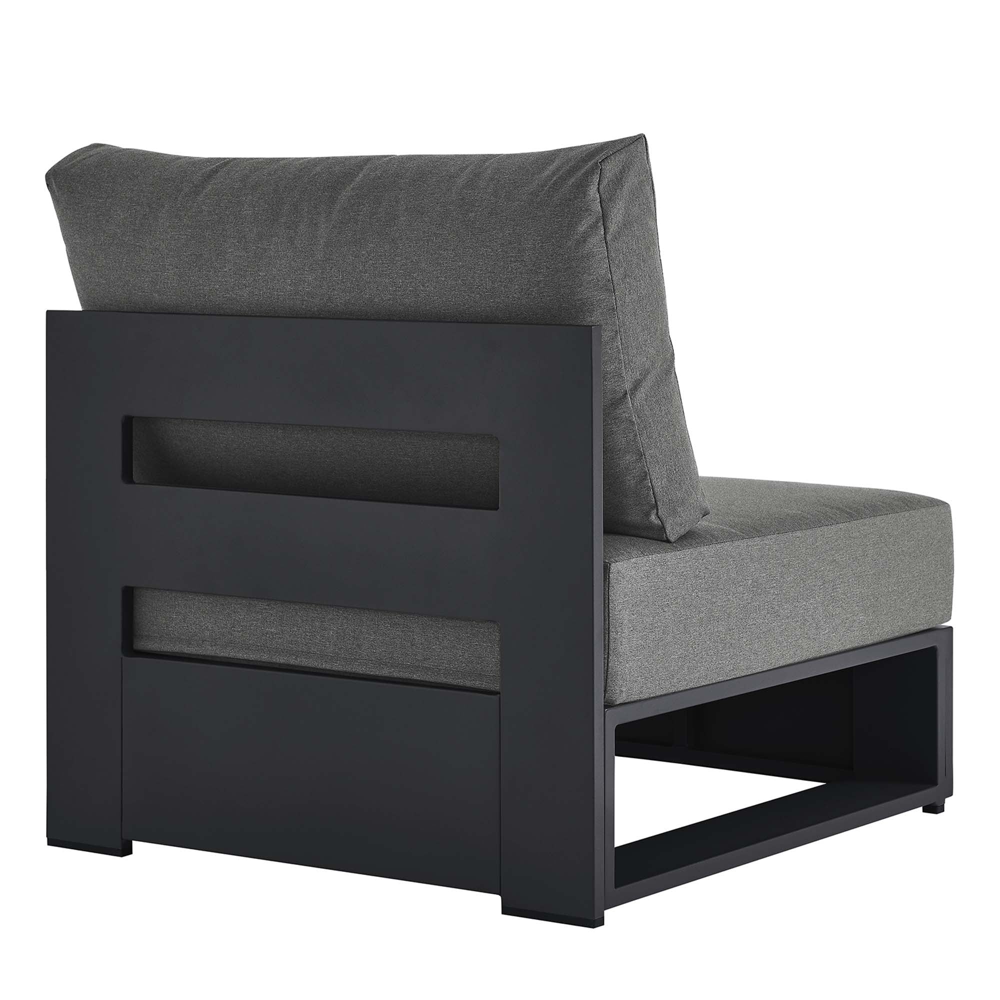 Modway Tahoe Outdoor Patio Powder-Coated Aluminum Modular Armless Chair