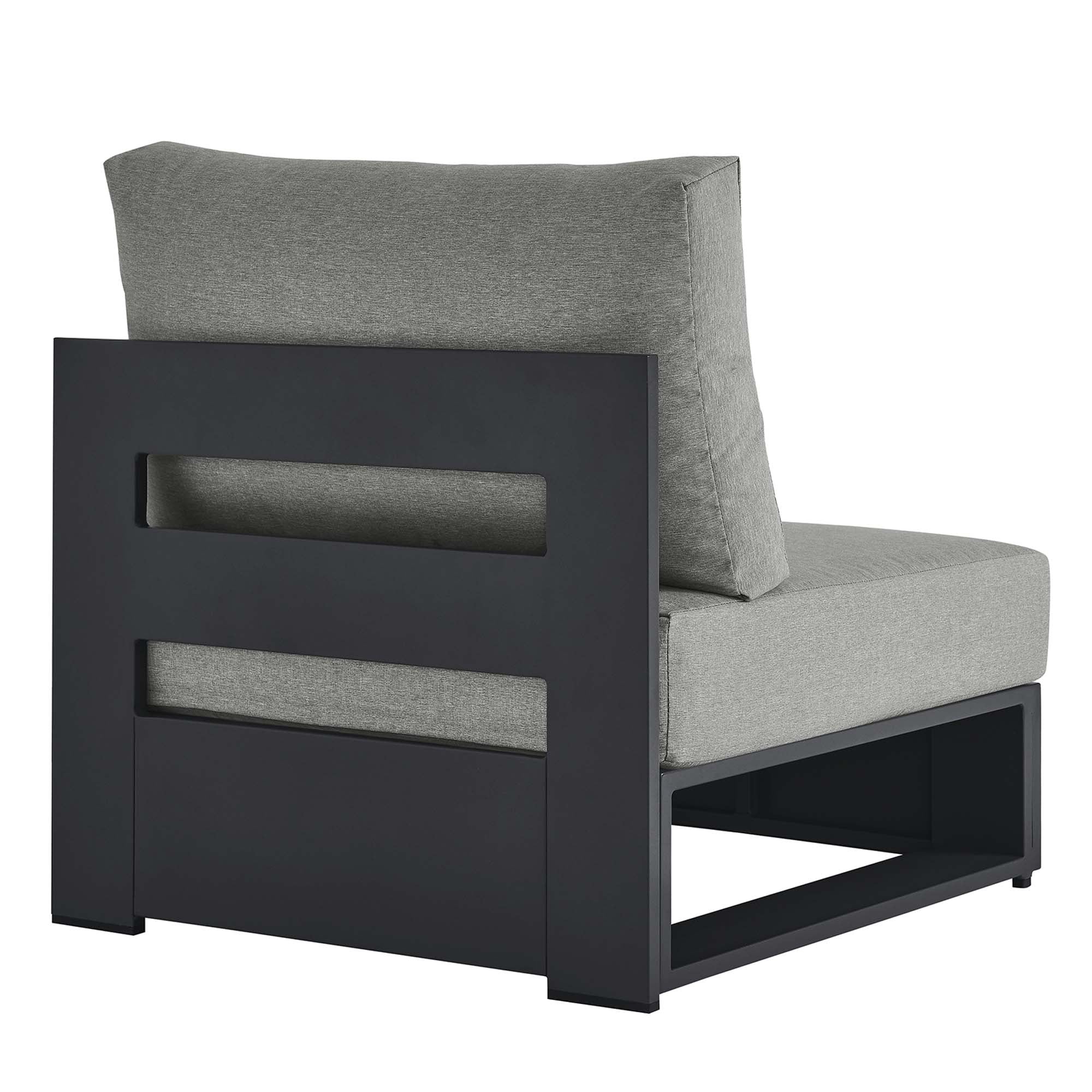 Modway Tahoe Outdoor Patio Powder-Coated Aluminum Modular Armless Chair