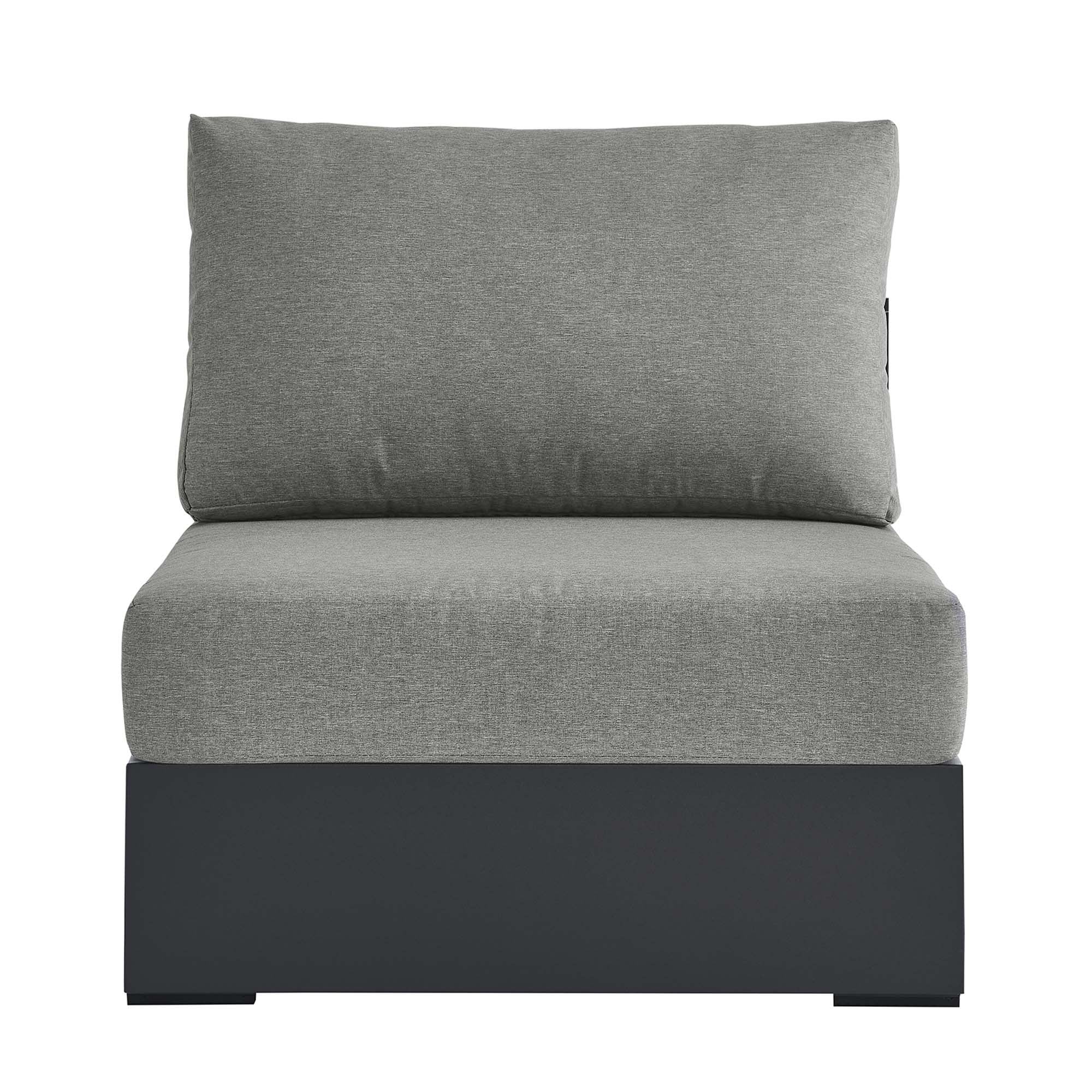 Modway Tahoe Outdoor Patio Powder-Coated Aluminum Modular Armless Chair