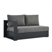 Modway Tahoe Outdoor Patio Powder-Coated Aluminum Modular Left-Facing Loveseat