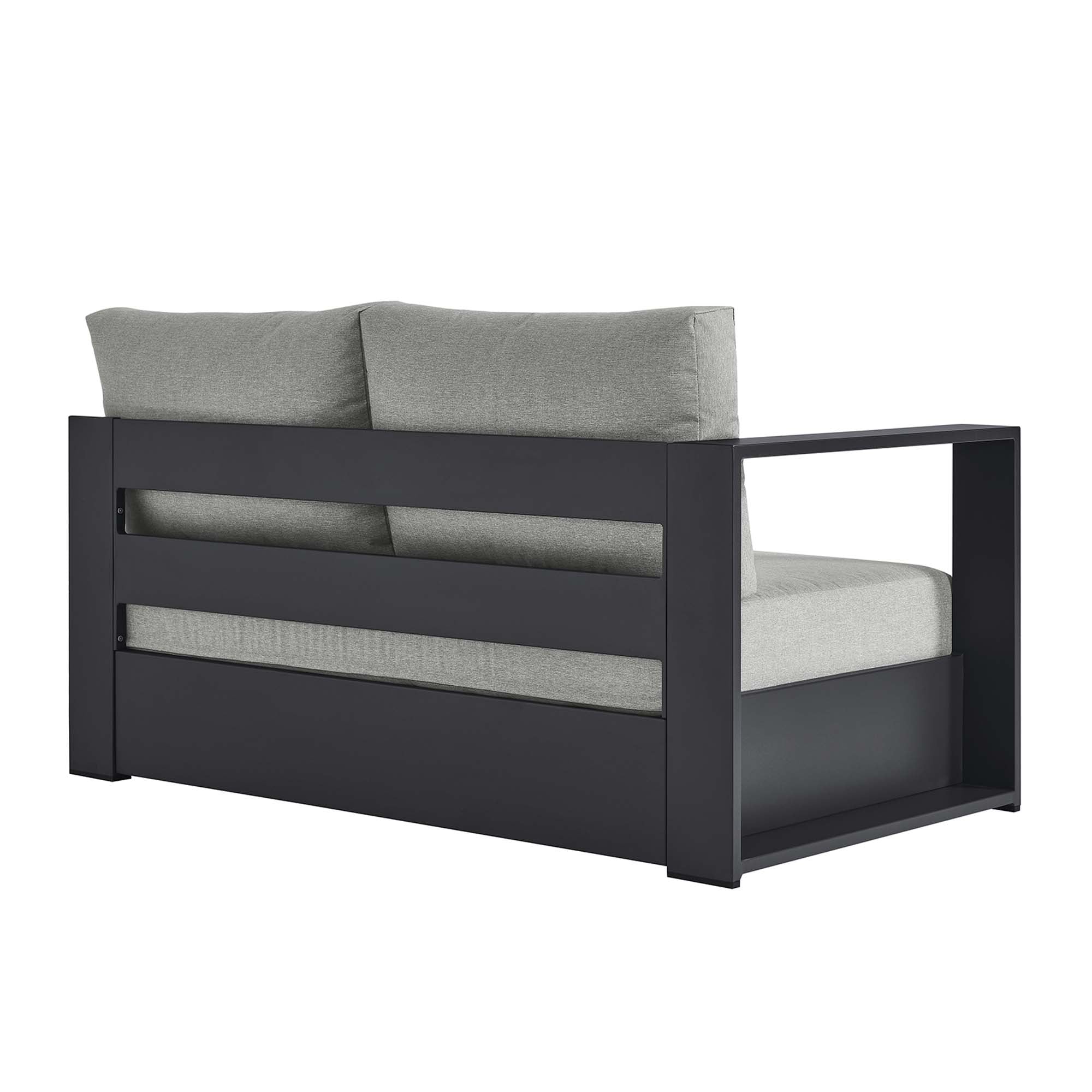 Modway Tahoe Outdoor Patio Powder-Coated Aluminum Modular Left-Facing Loveseat
