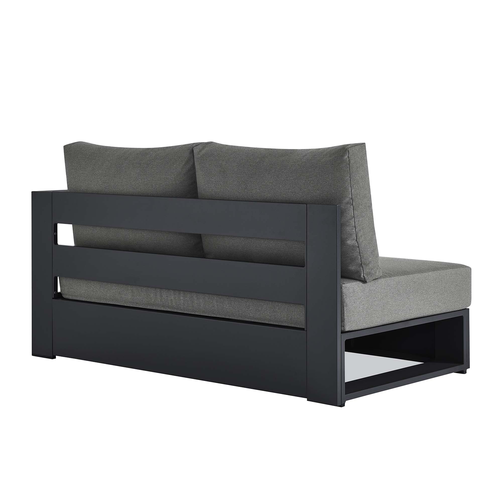 Modway Tahoe Outdoor Patio Powder-Coated Aluminum Modular Right-Facing Loveseat