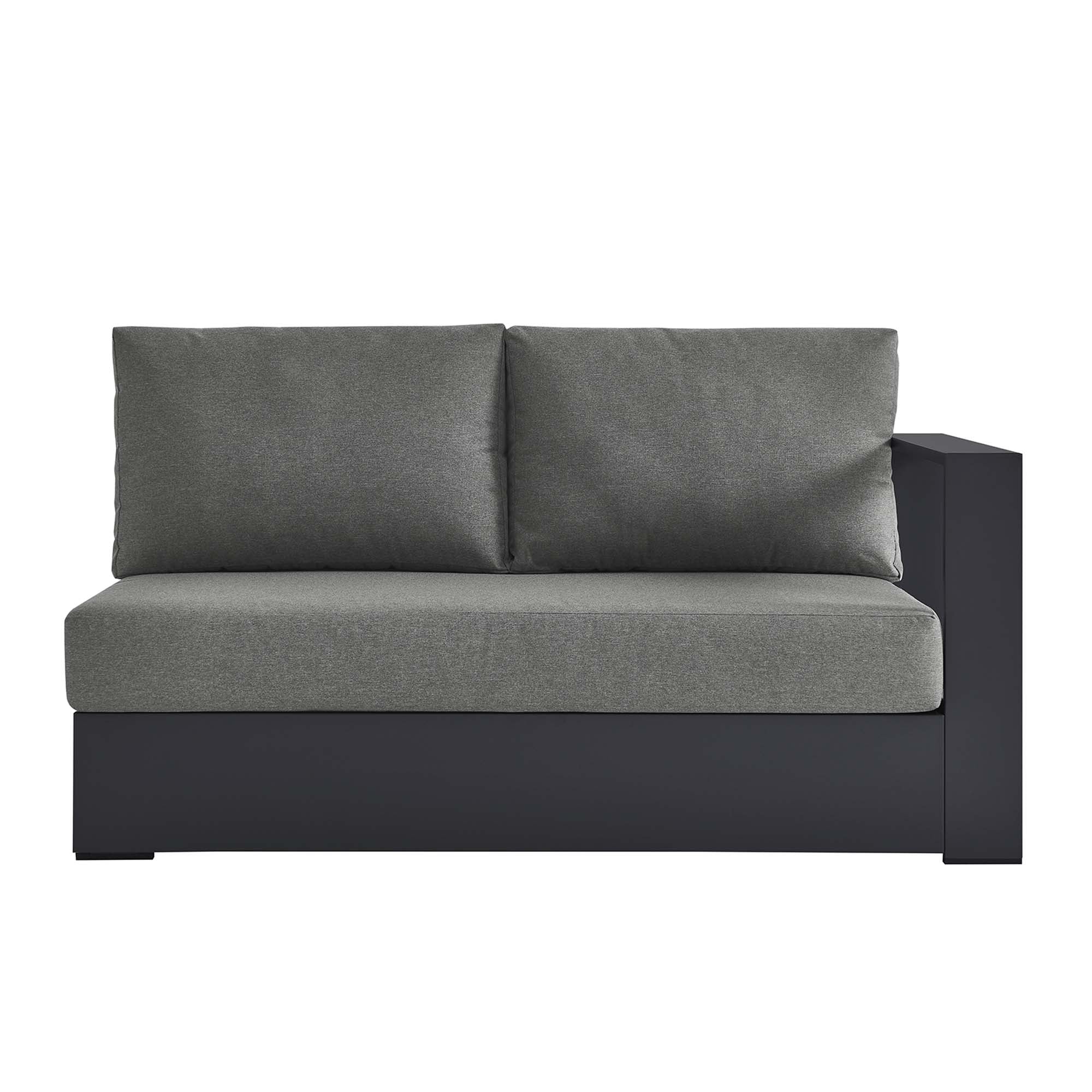 Modway Tahoe Outdoor Patio Powder-Coated Aluminum Modular Right-Facing Loveseat