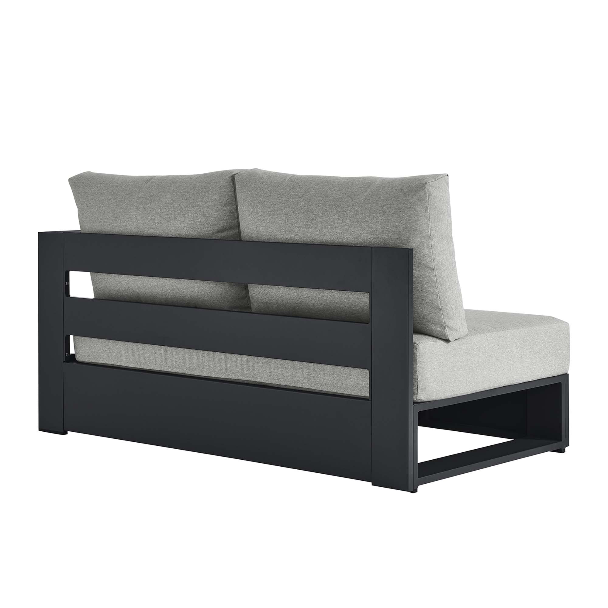 Modway Tahoe Outdoor Patio Powder-Coated Aluminum Modular Right-Facing Loveseat