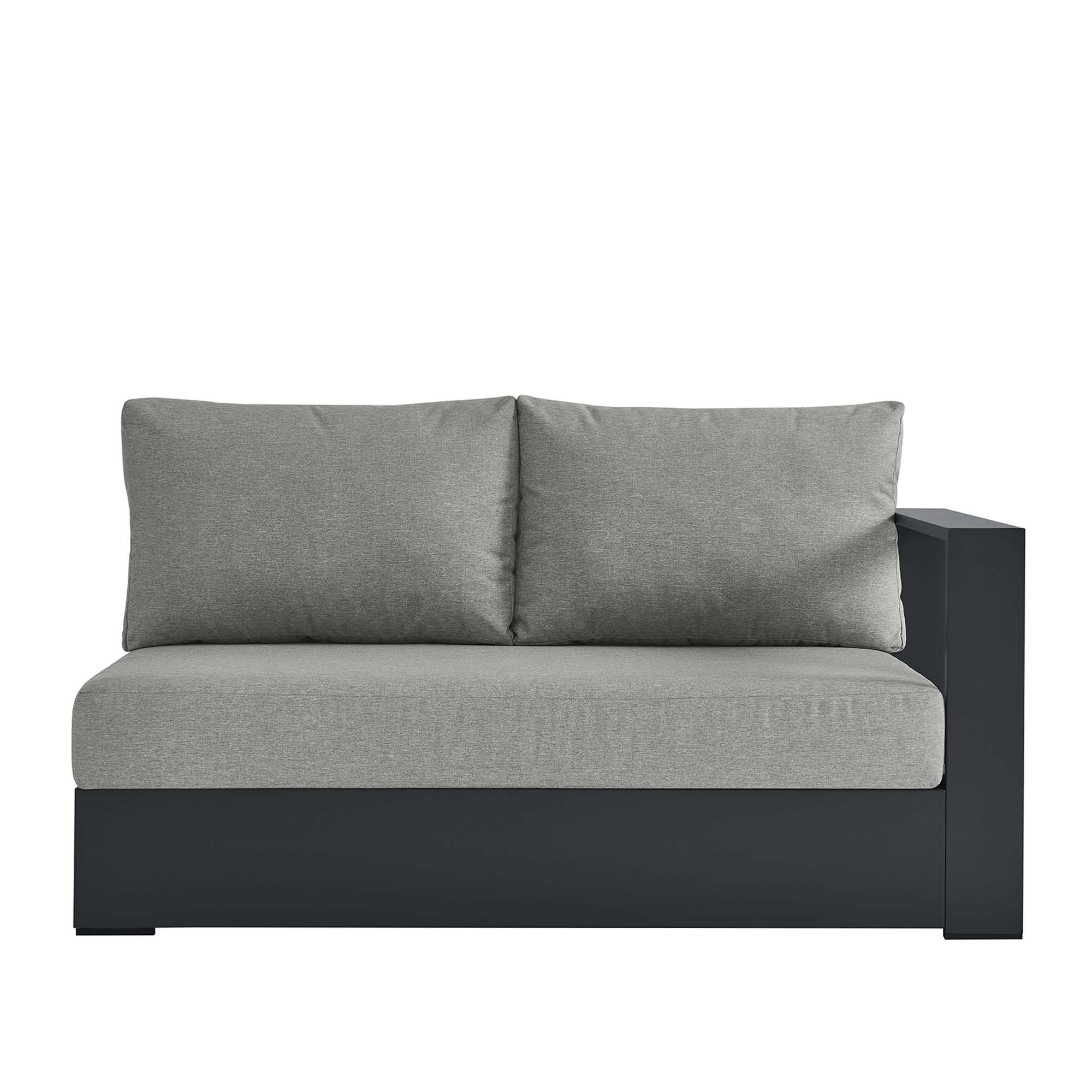 Modway Tahoe Outdoor Patio Powder-Coated Aluminum Modular Right-Facing Loveseat
