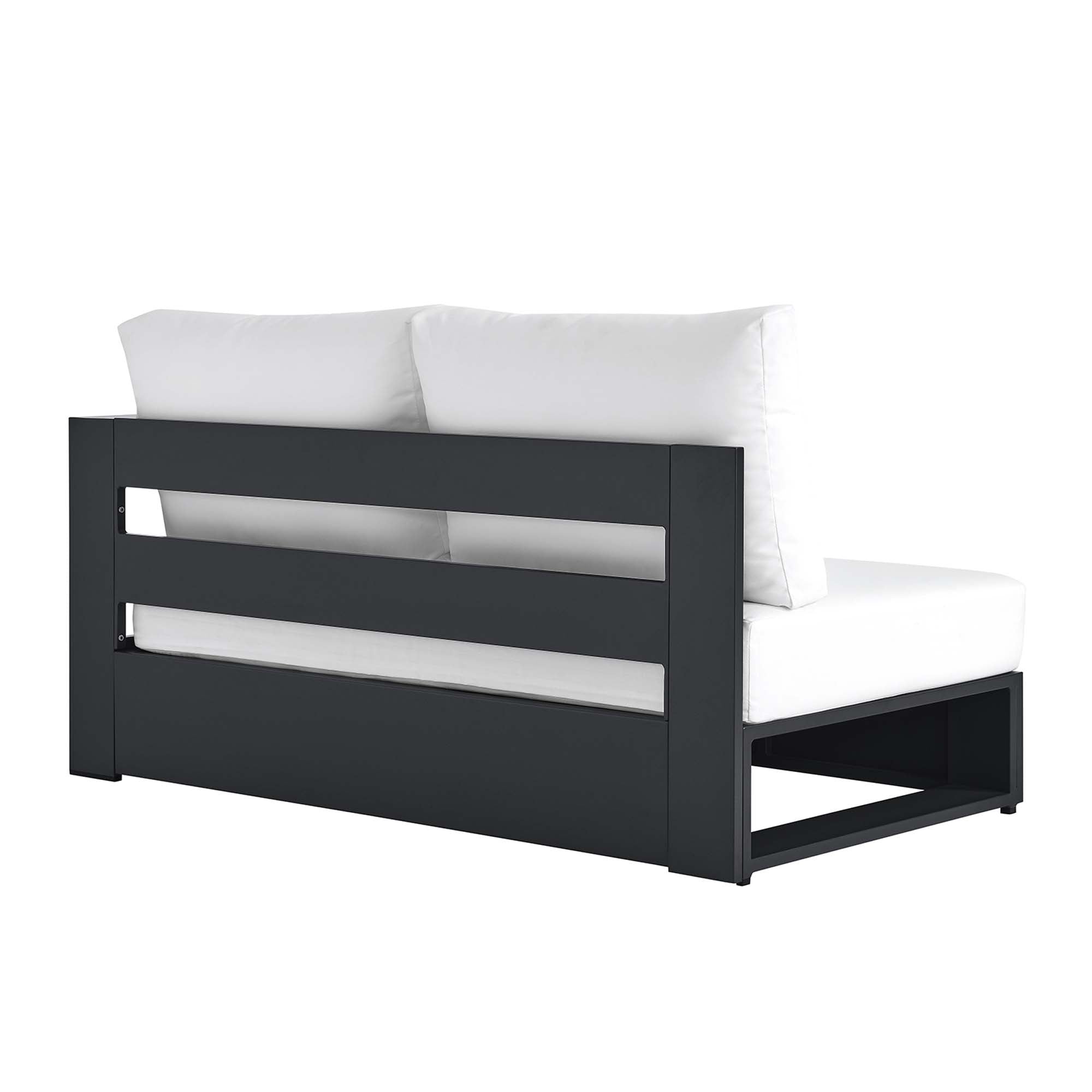 Modway Tahoe Outdoor Patio Powder-Coated Aluminum Modular Right-Facing Loveseat