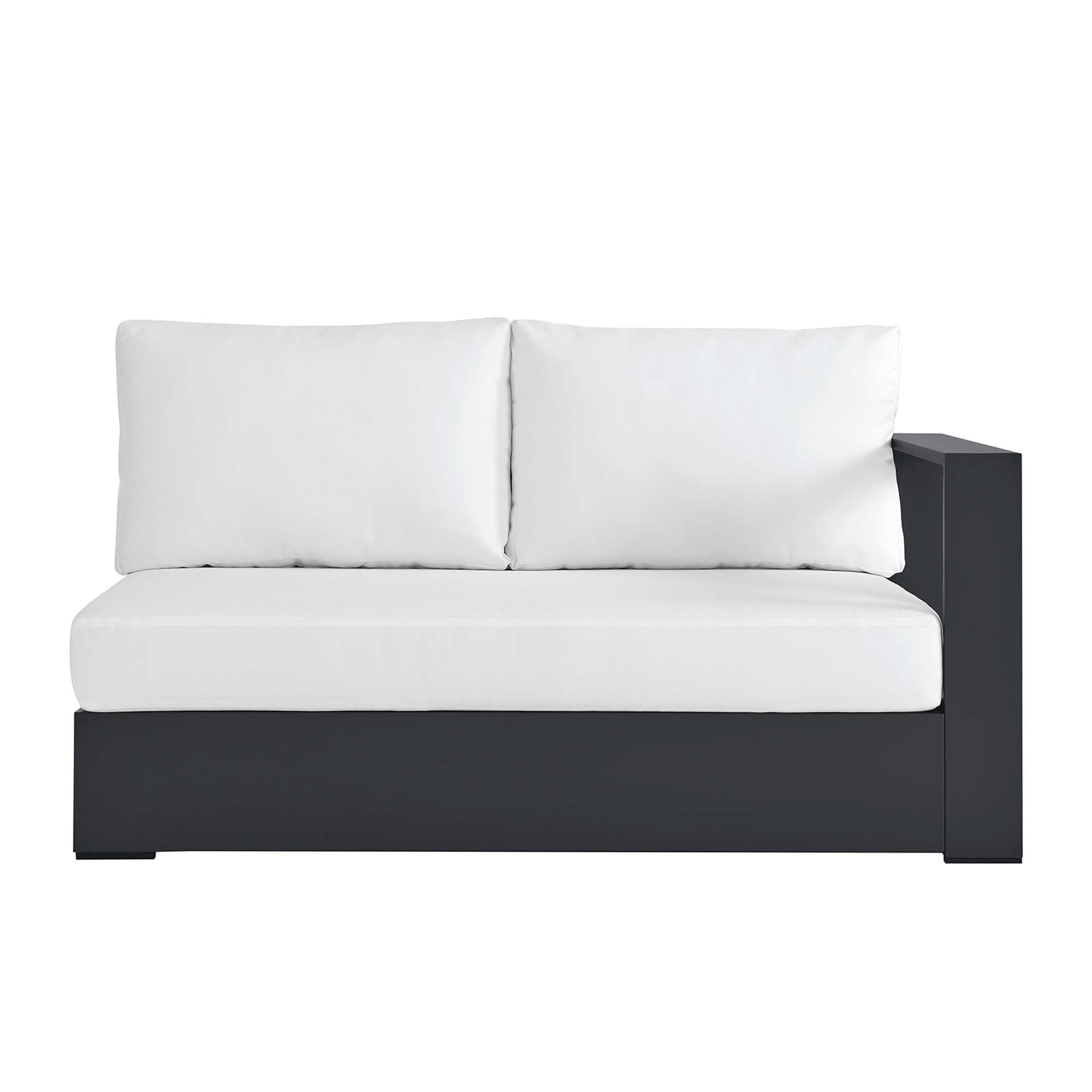 Modway Tahoe Outdoor Patio Powder-Coated Aluminum Modular Right-Facing Loveseat