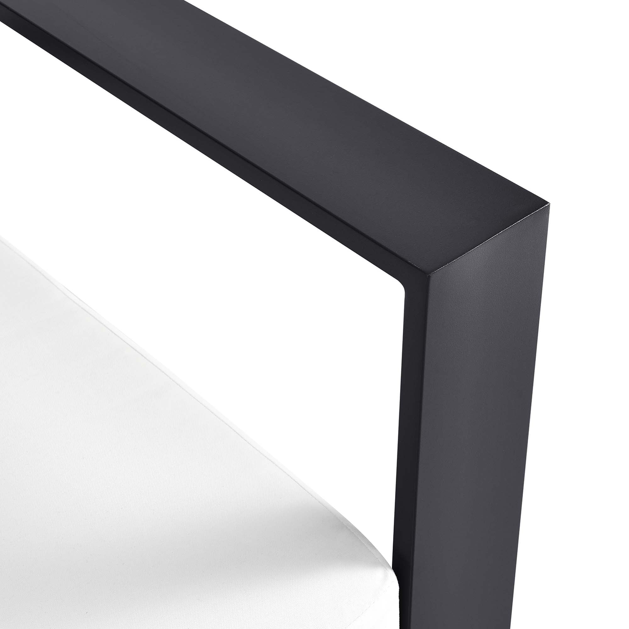 Modway Tahoe Outdoor Patio Powder-Coated Aluminum Modular Right-Facing Loveseat