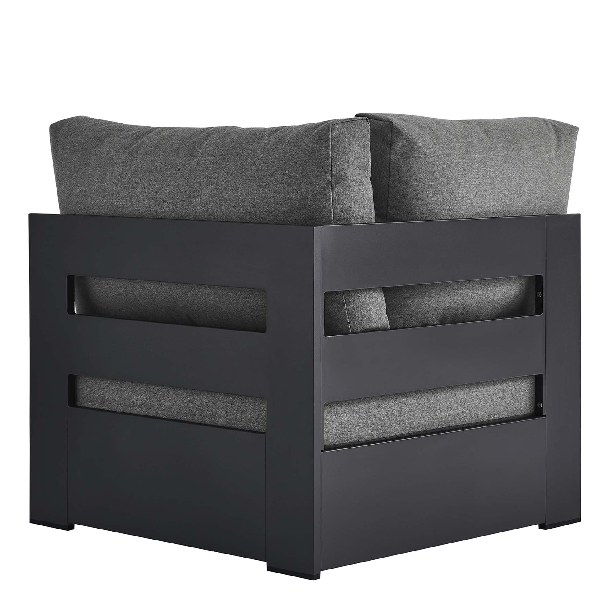 Modway Tahoe Outdoor Patio Powder-Coated Aluminum Modular Corner Chair