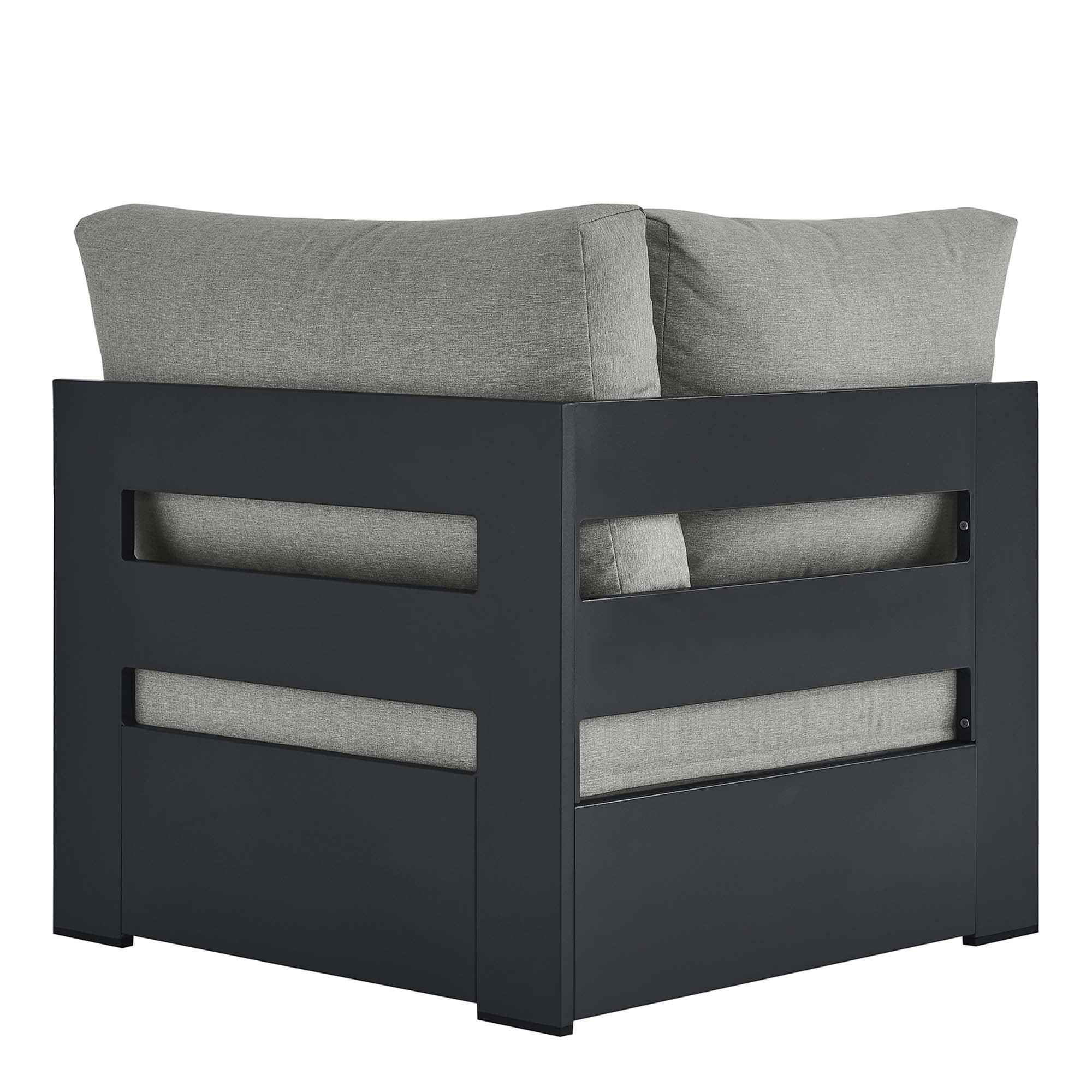 Modway Tahoe Outdoor Patio Powder-Coated Aluminum Modular Corner Chair