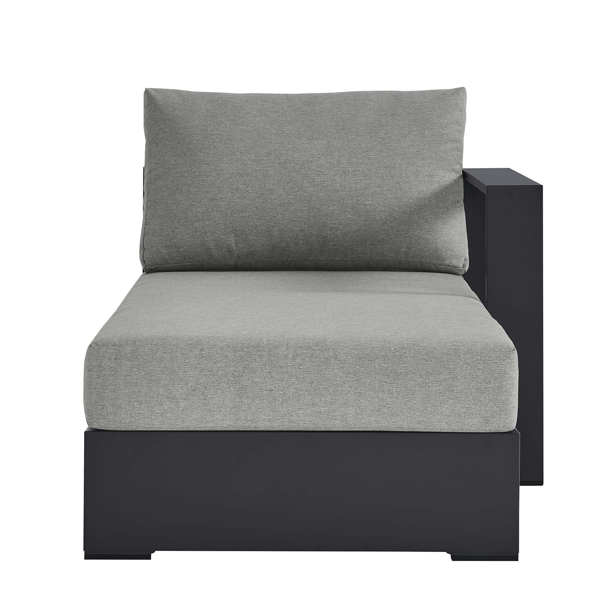 Modway Tahoe Outdoor Patio Powder-Coated Aluminum Modular Right-Facing Chaise Lounge